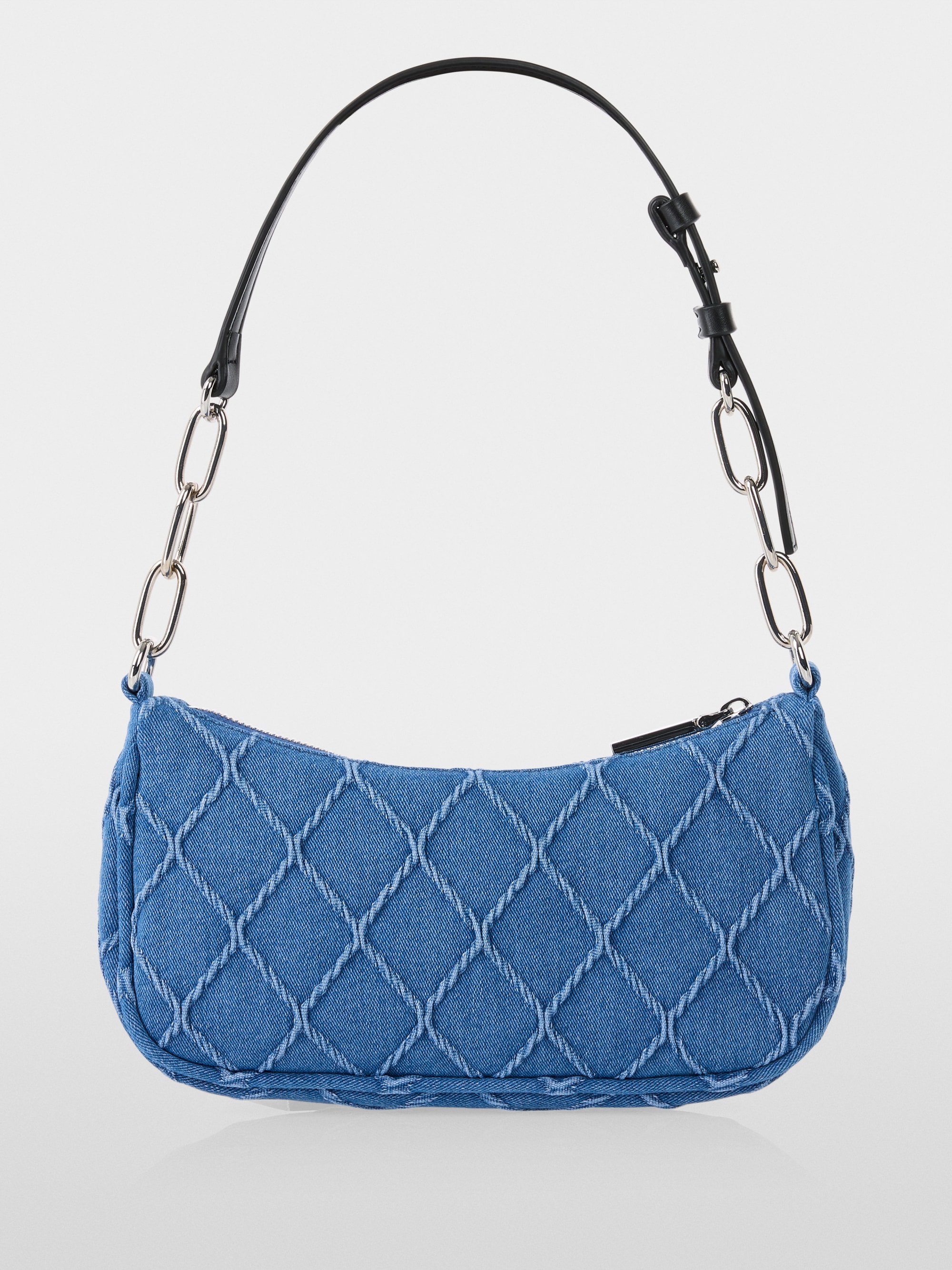 Schultertasche aus Denim