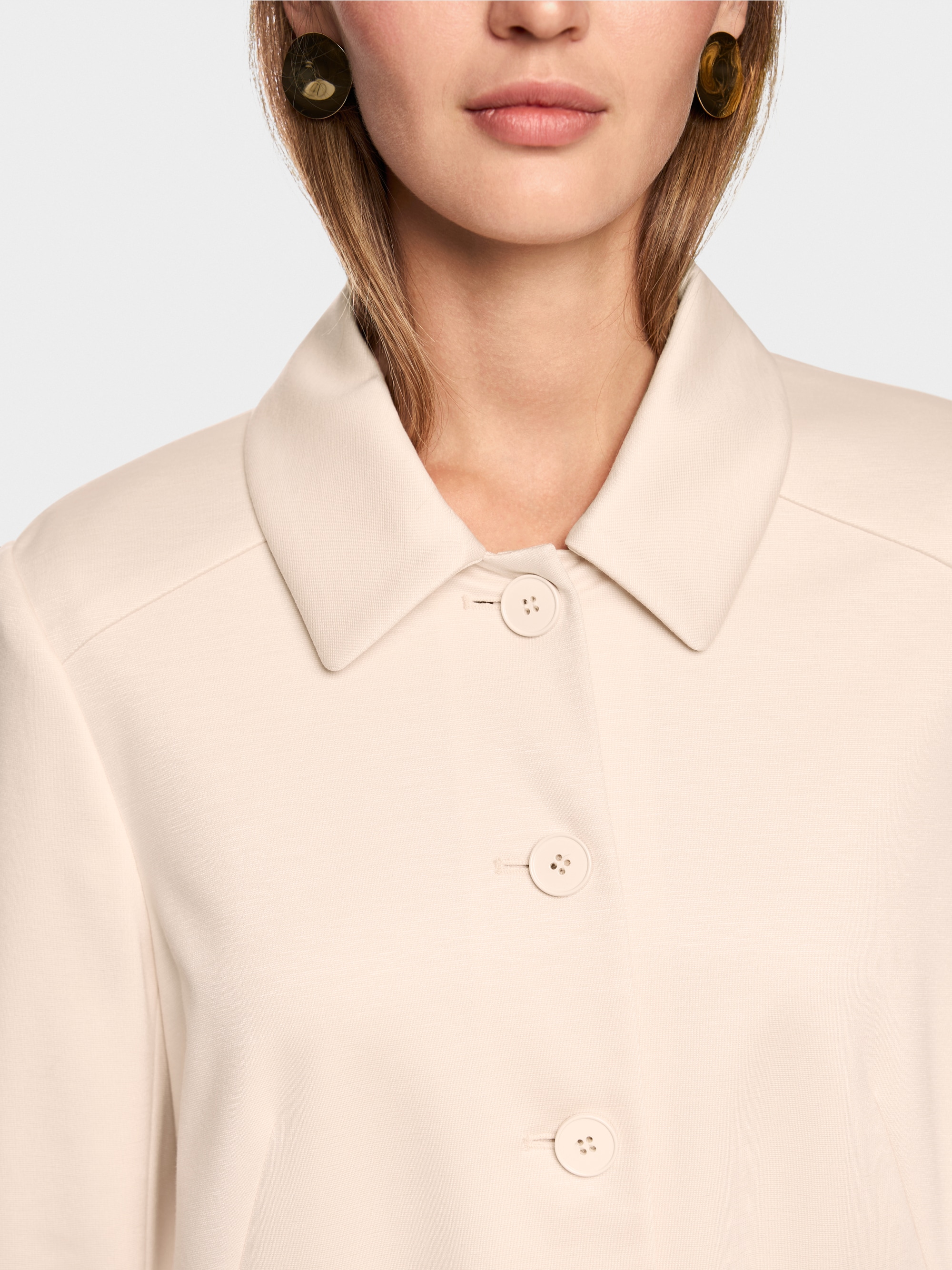 Veste courte avec col Kent