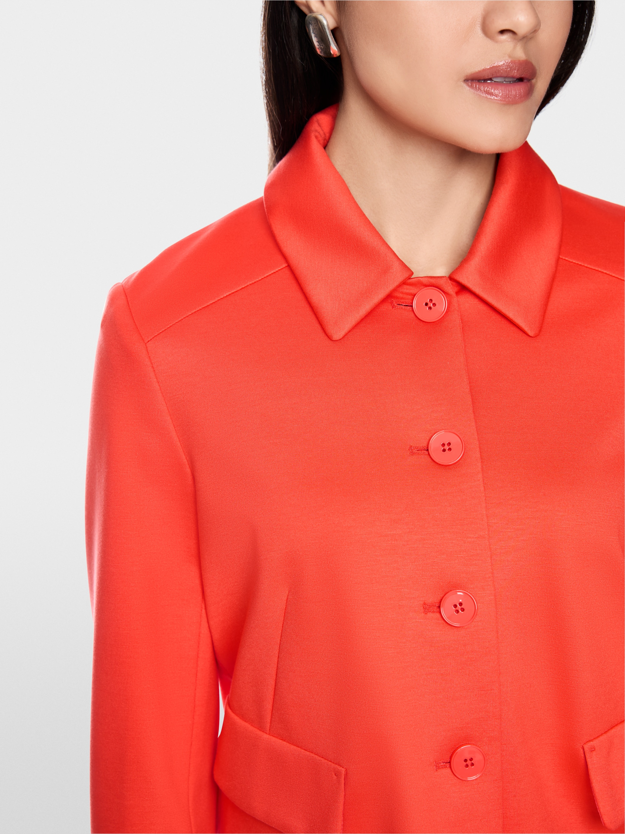 Short jacket with Kent collar