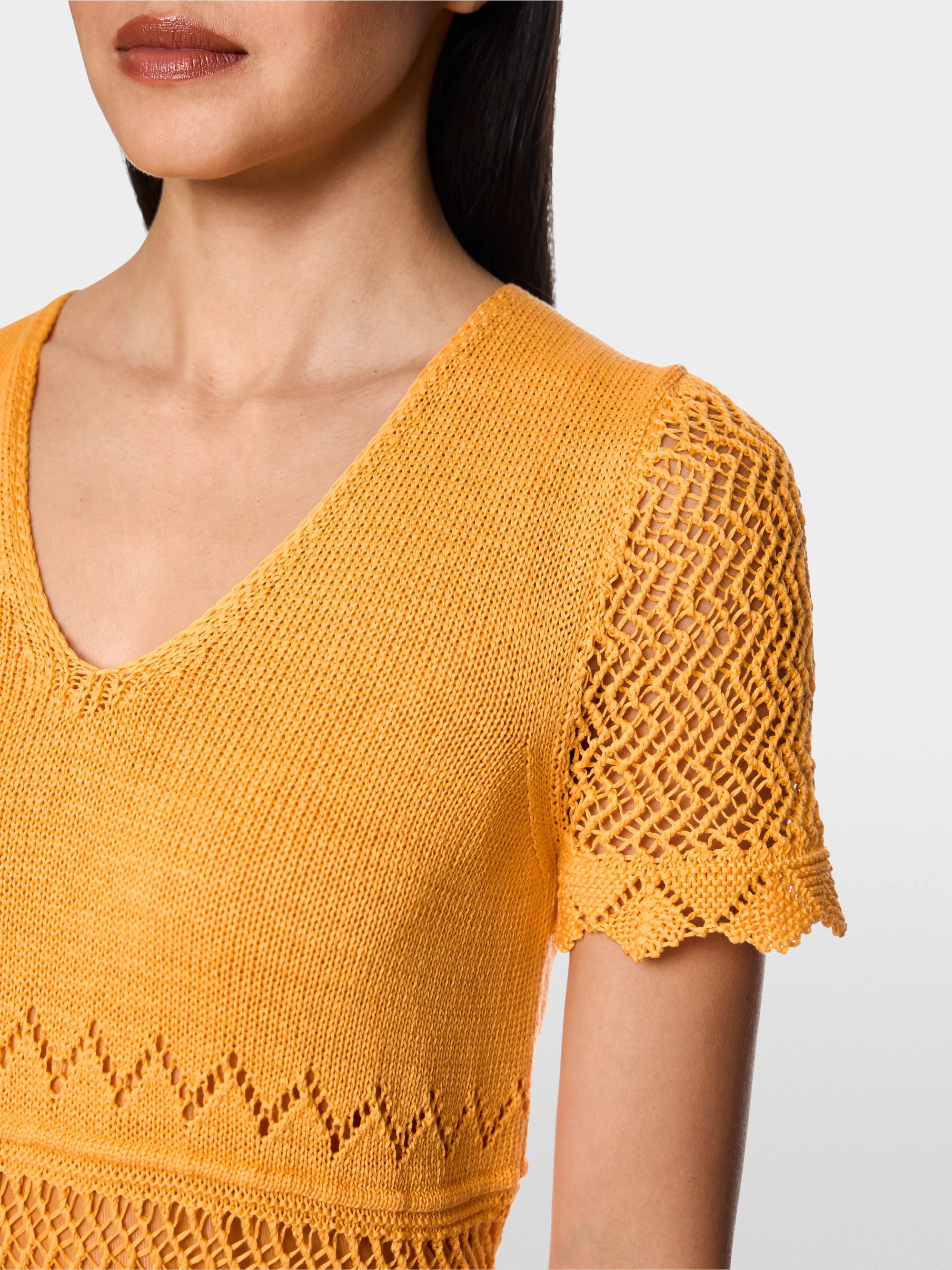 ‘Rethink Together’ openwork dress