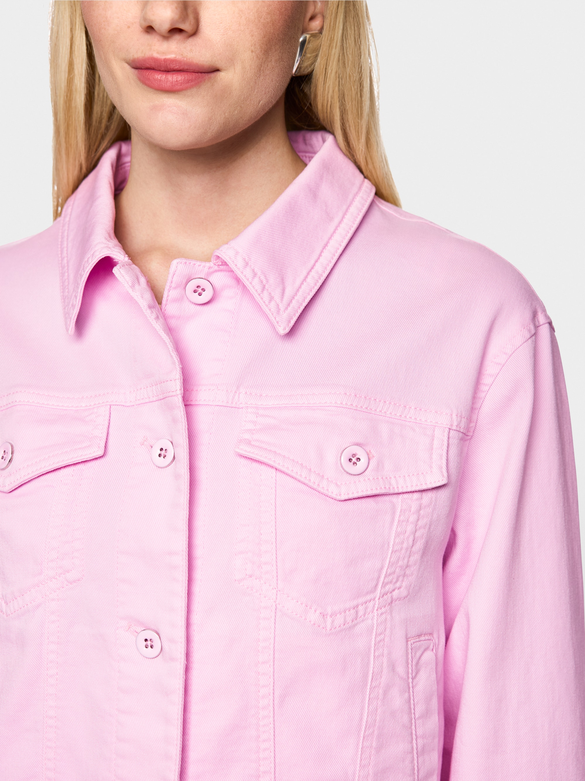 Veste en jean courte en coton stretch