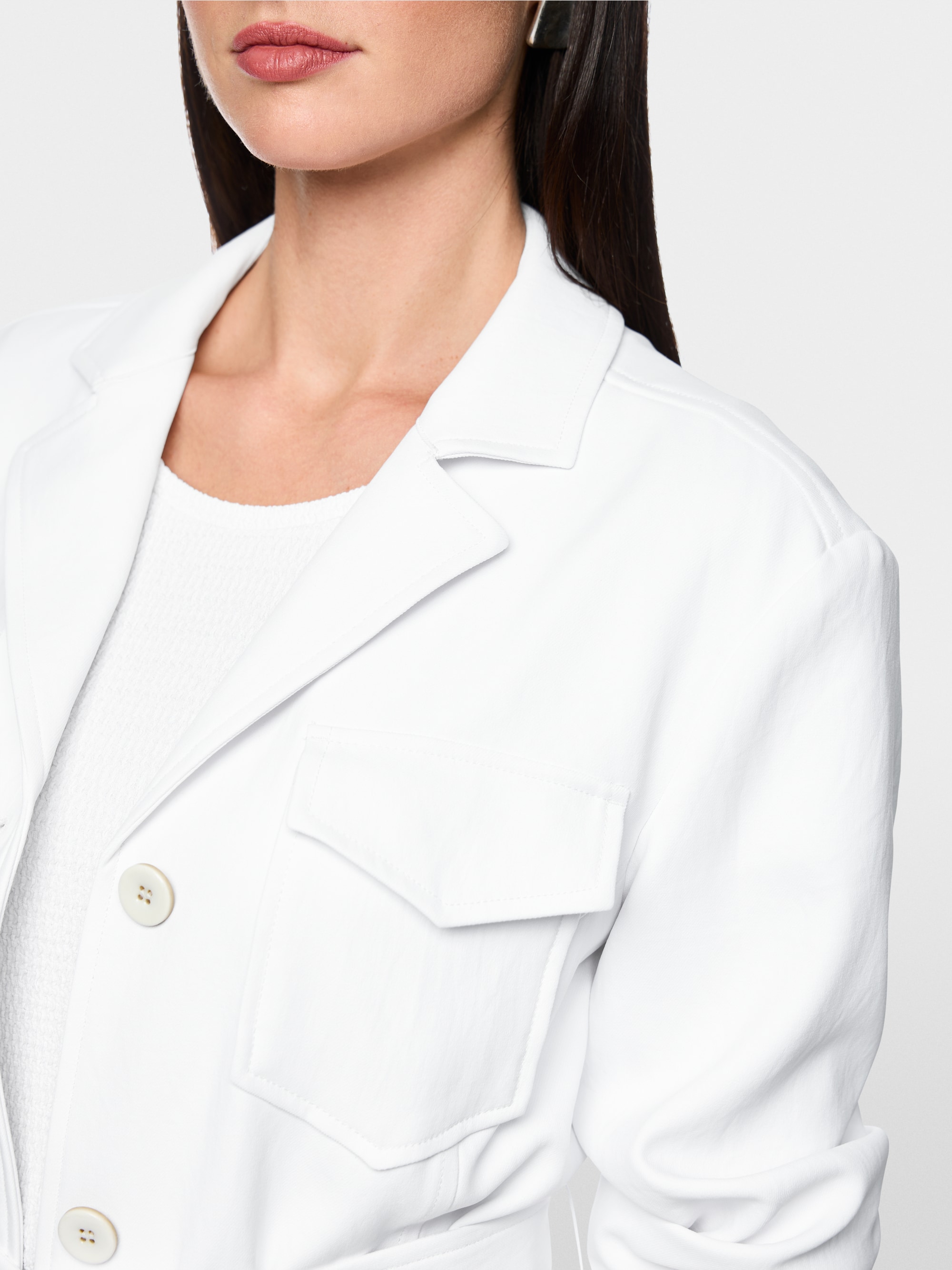 Veste caban avec ceinture