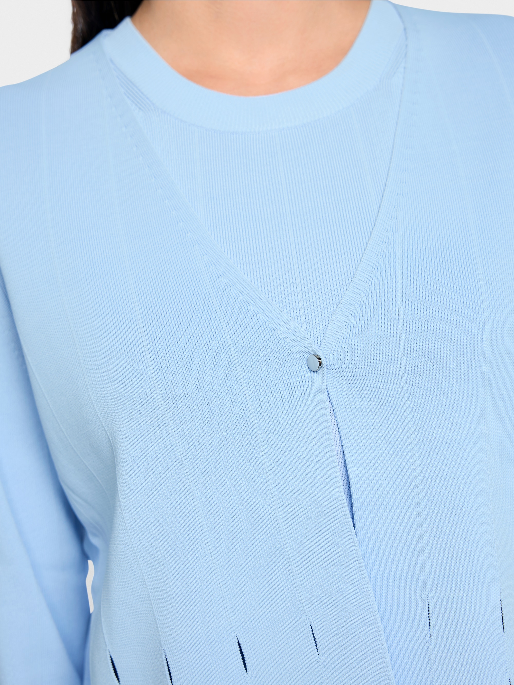 Cardigan with cut-out details