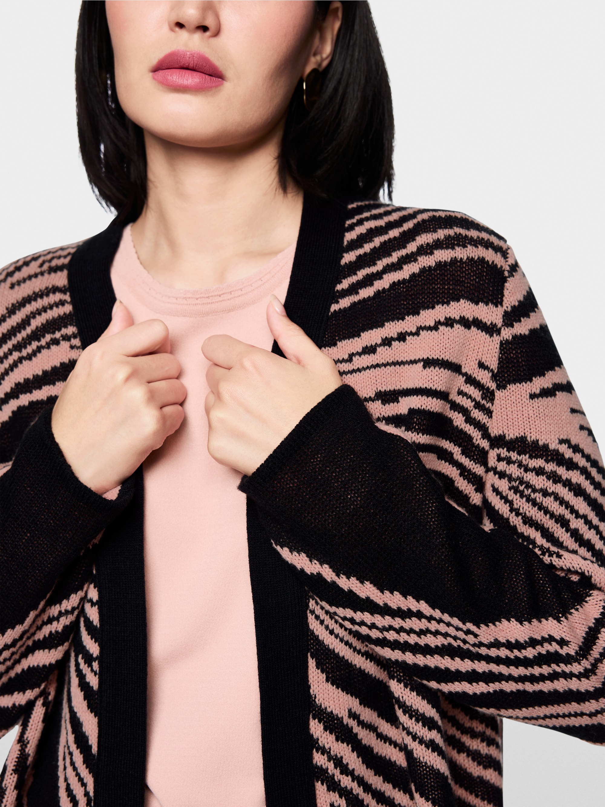 Cardigan jacquard « Knitted in Germany »