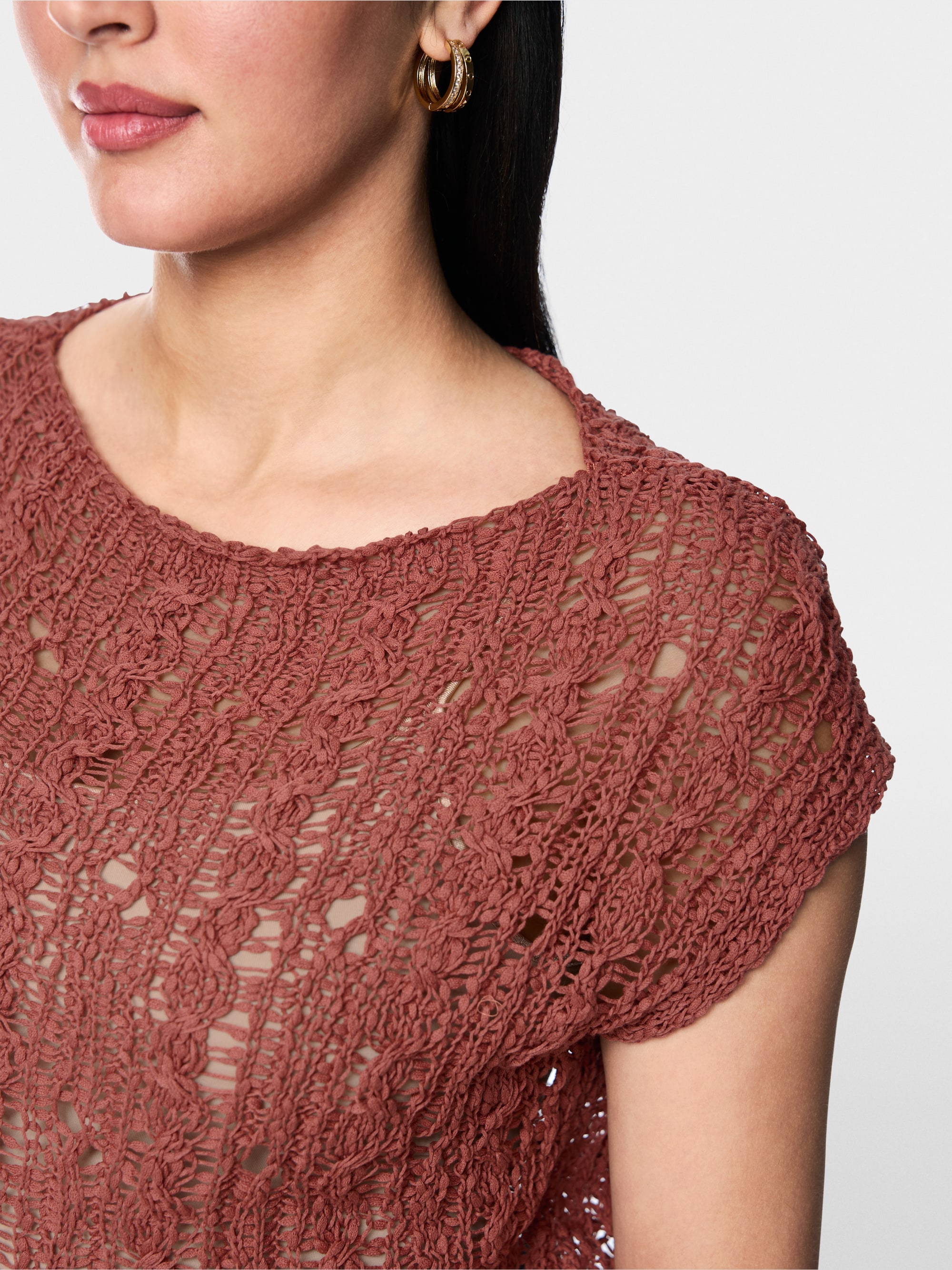 ‘Rethink Together’ openwork jumper