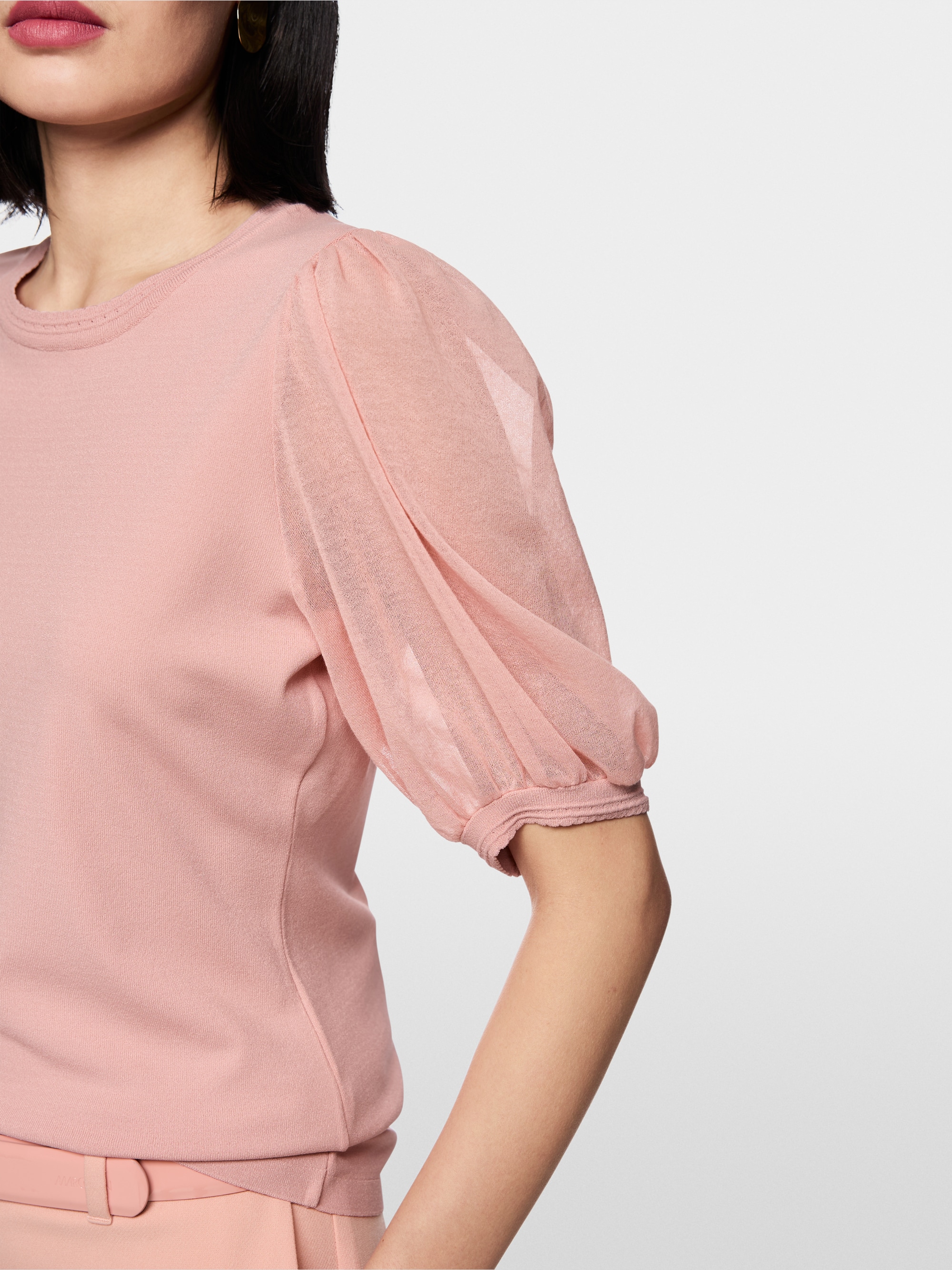 Pull à manches courtes « Knitted in Germany »