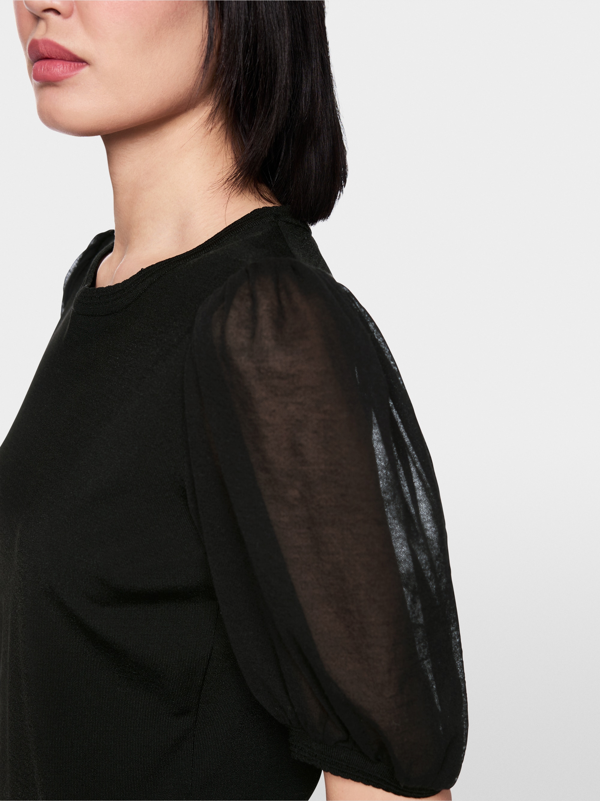 ‘Knitted in Germany’ half-sleeve jumper