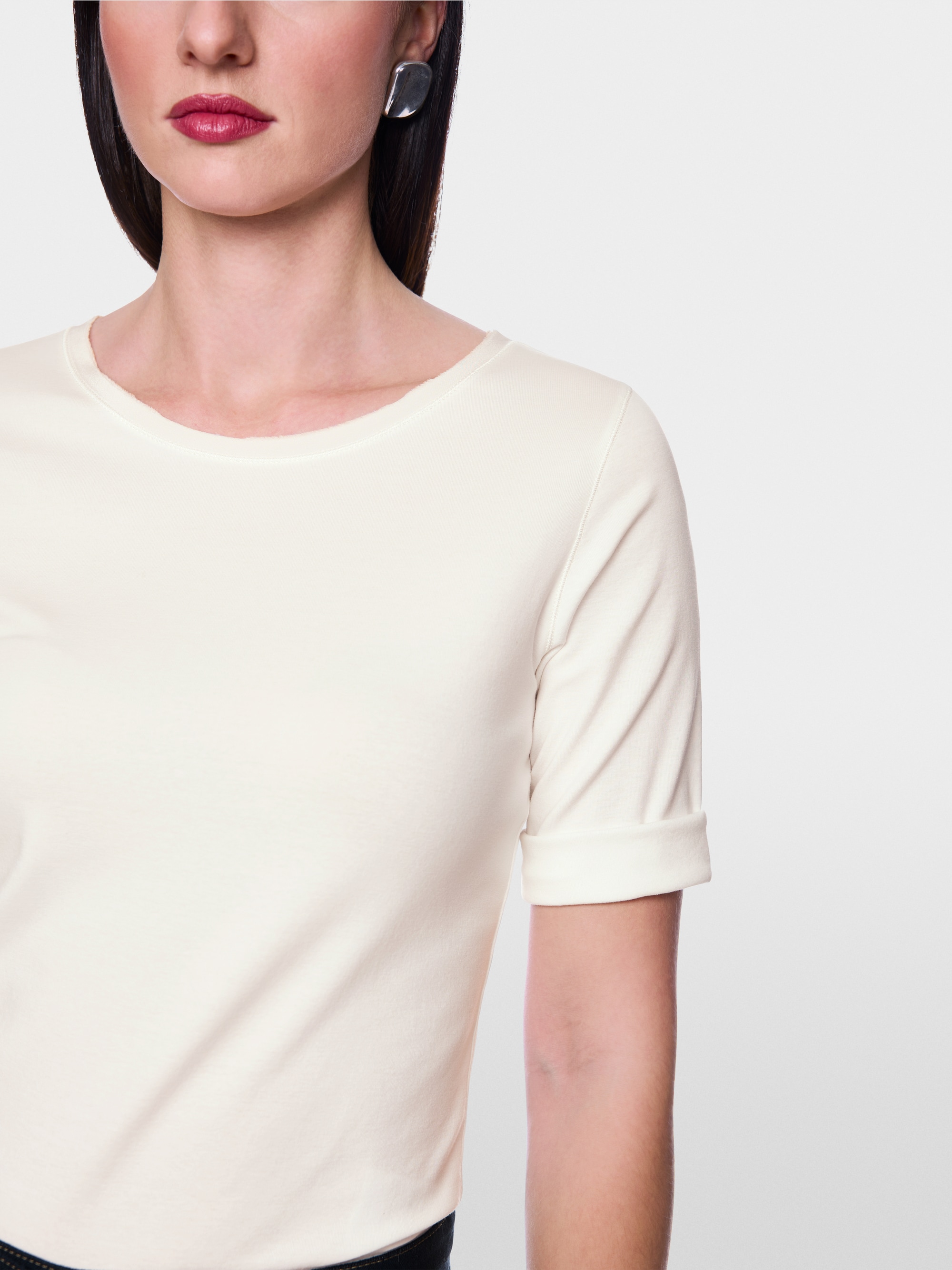 Stretch cotton shirt