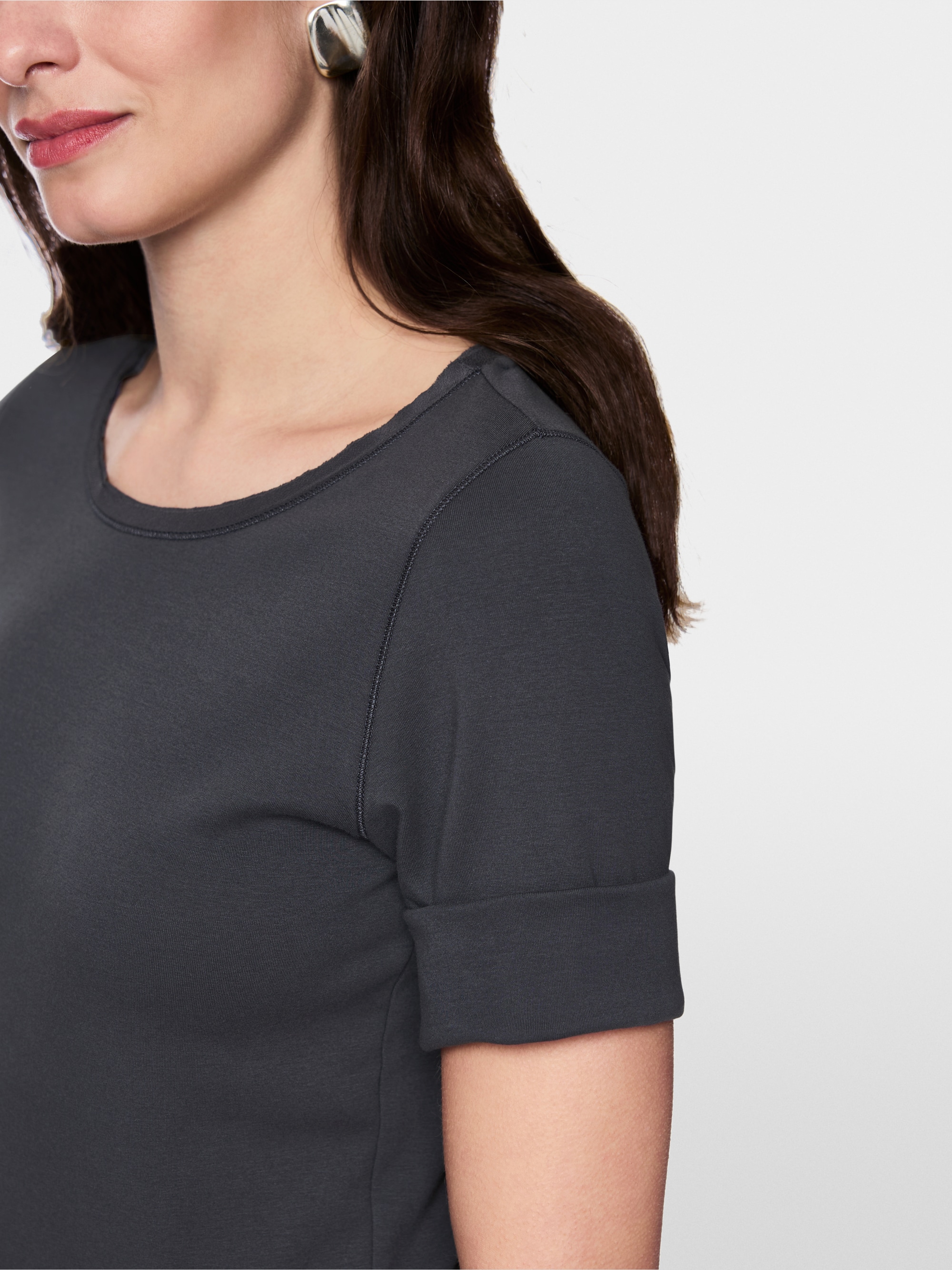 Stretch cotton shirt