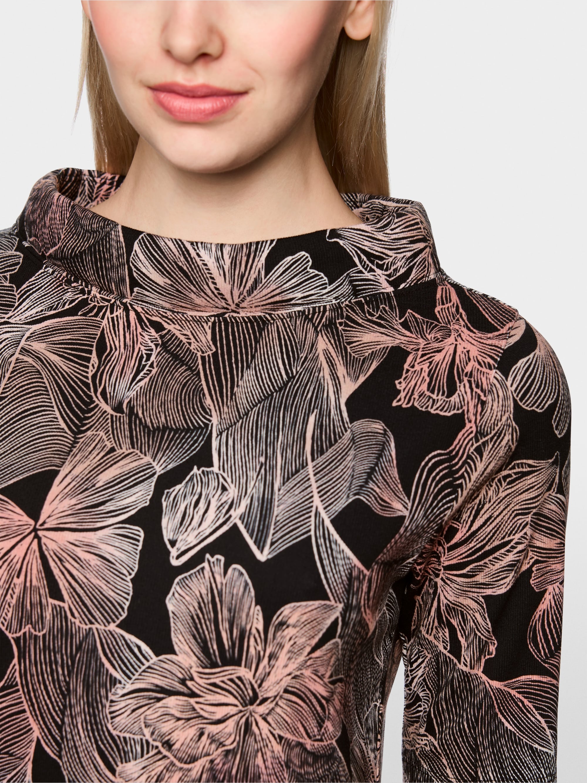 T-shirt à demi-manches à imprimé floral