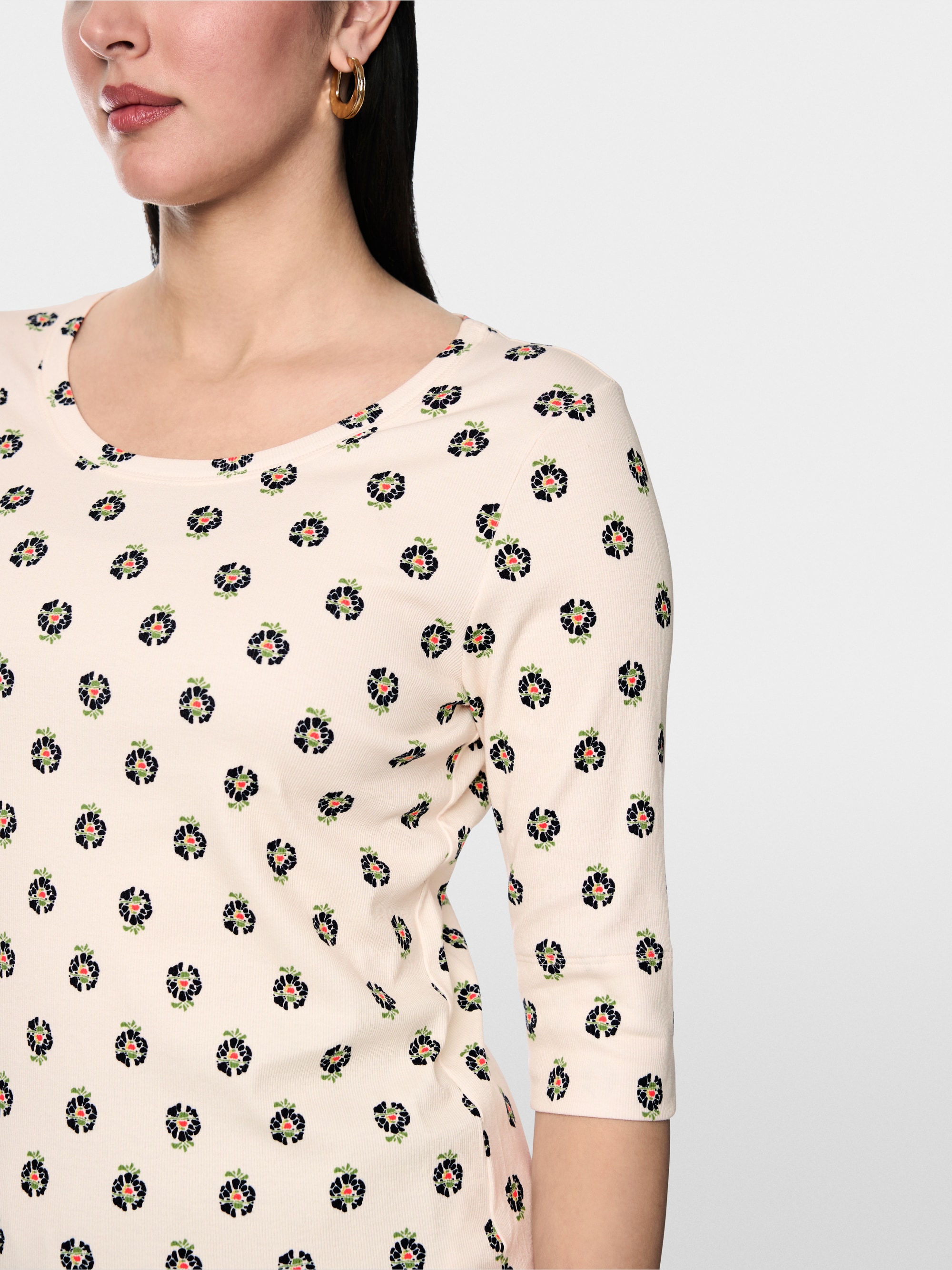 Stretch cotton shirt