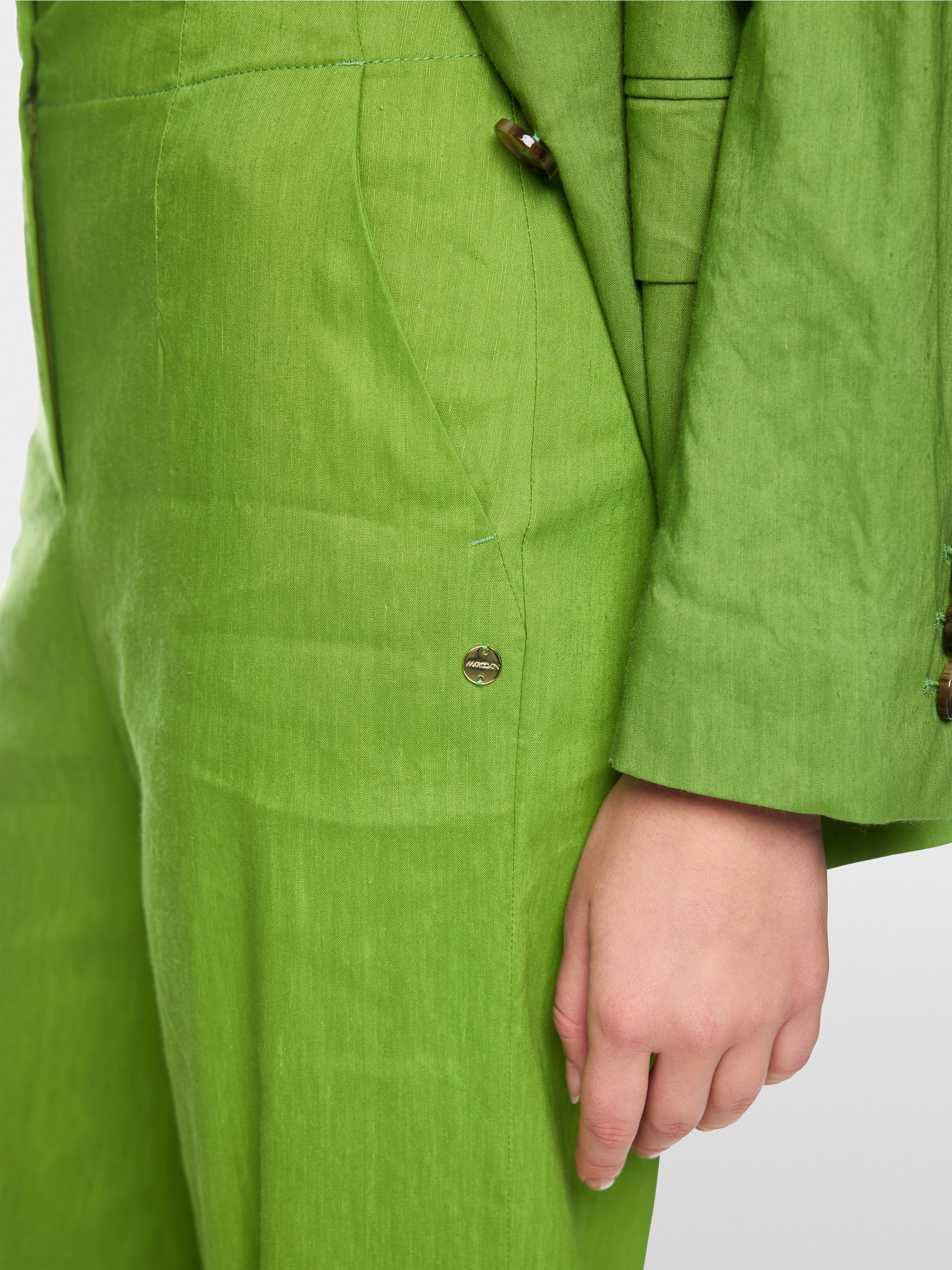 Pantalon WAUKEE en lin et viscose