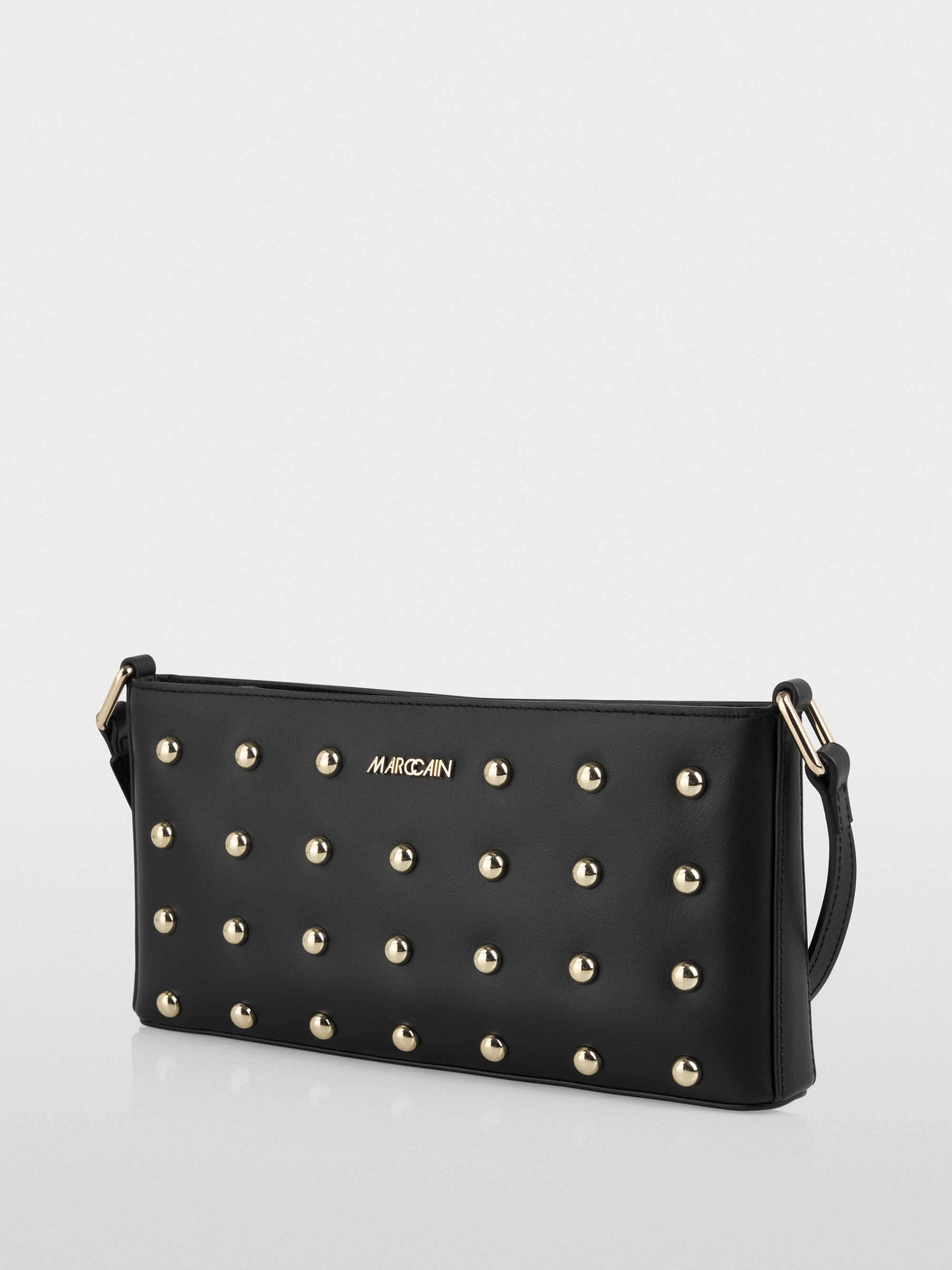 Mini leather bag with stud details