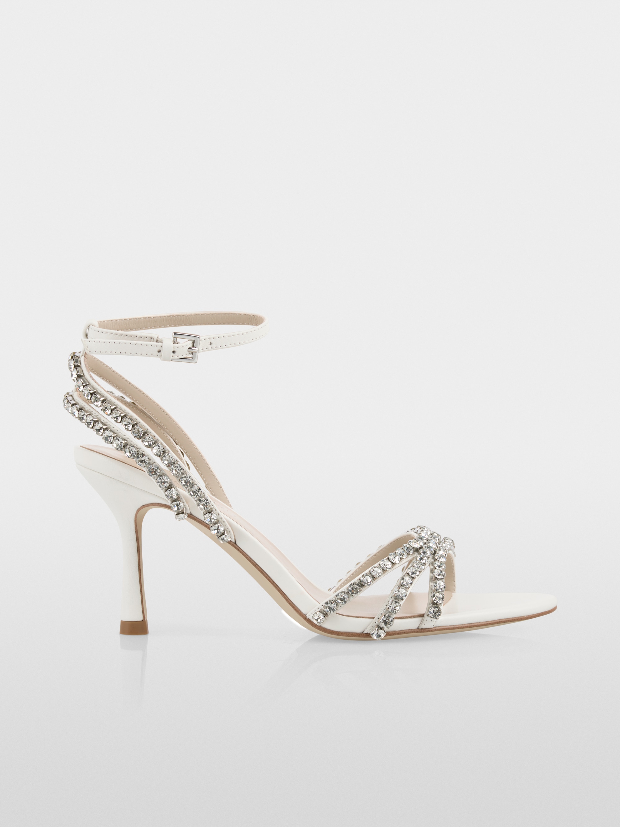 Sandale à talon haut avec strass