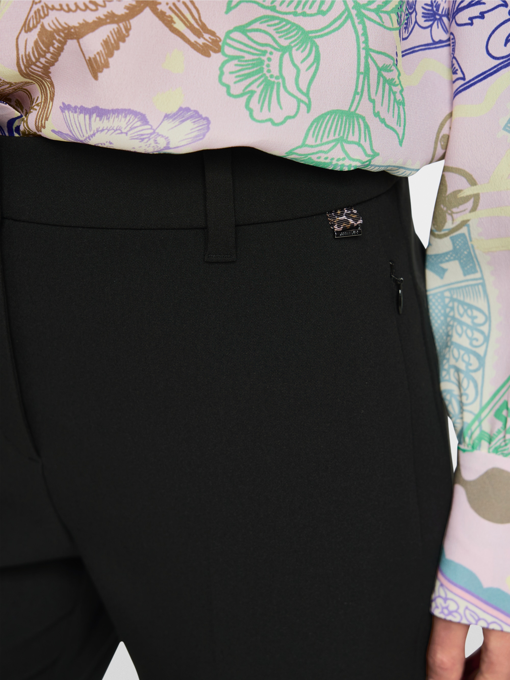 FENDOU fabric pants with straight cut