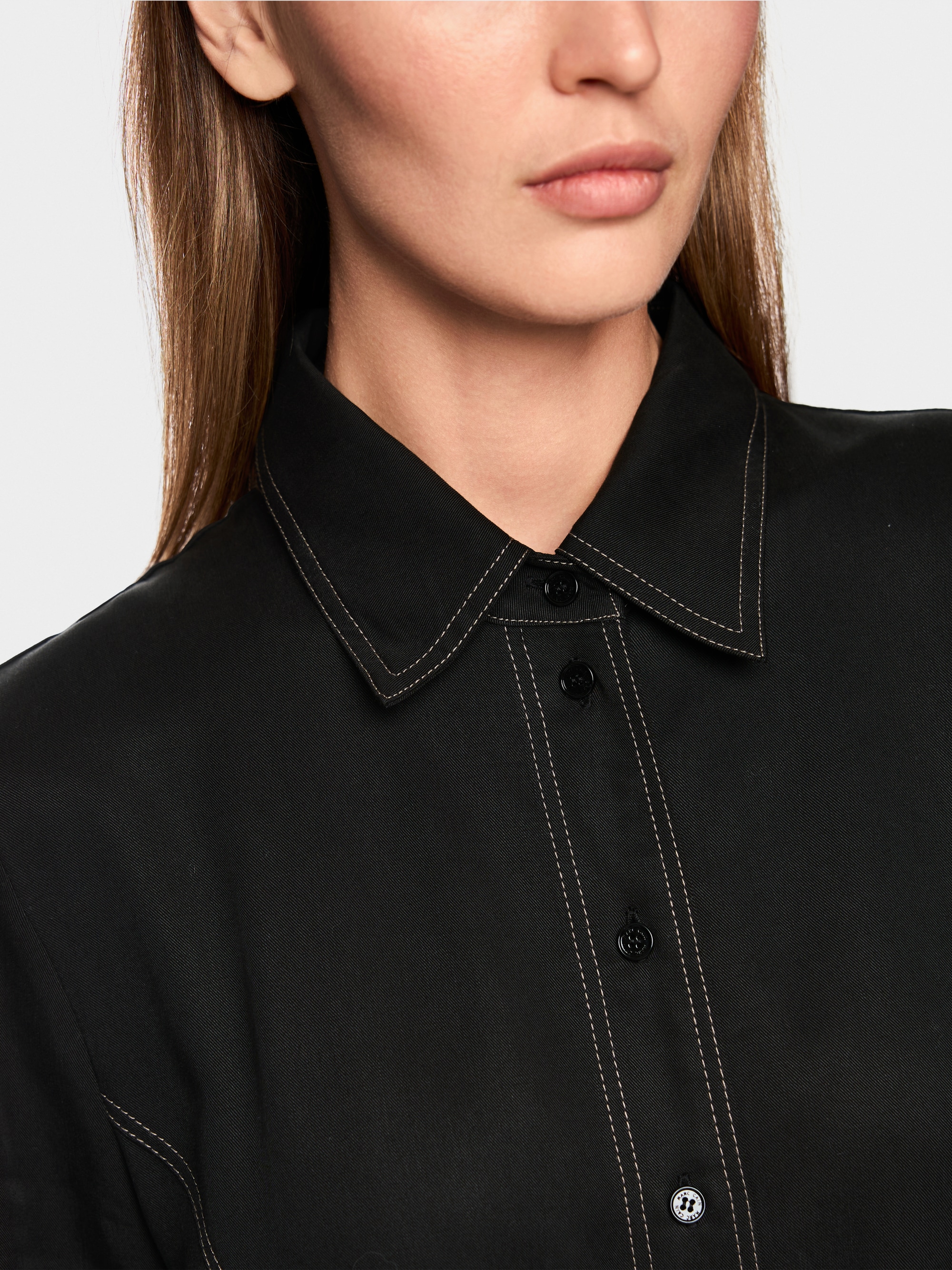 Robe chemisier longue «Rethink Together»