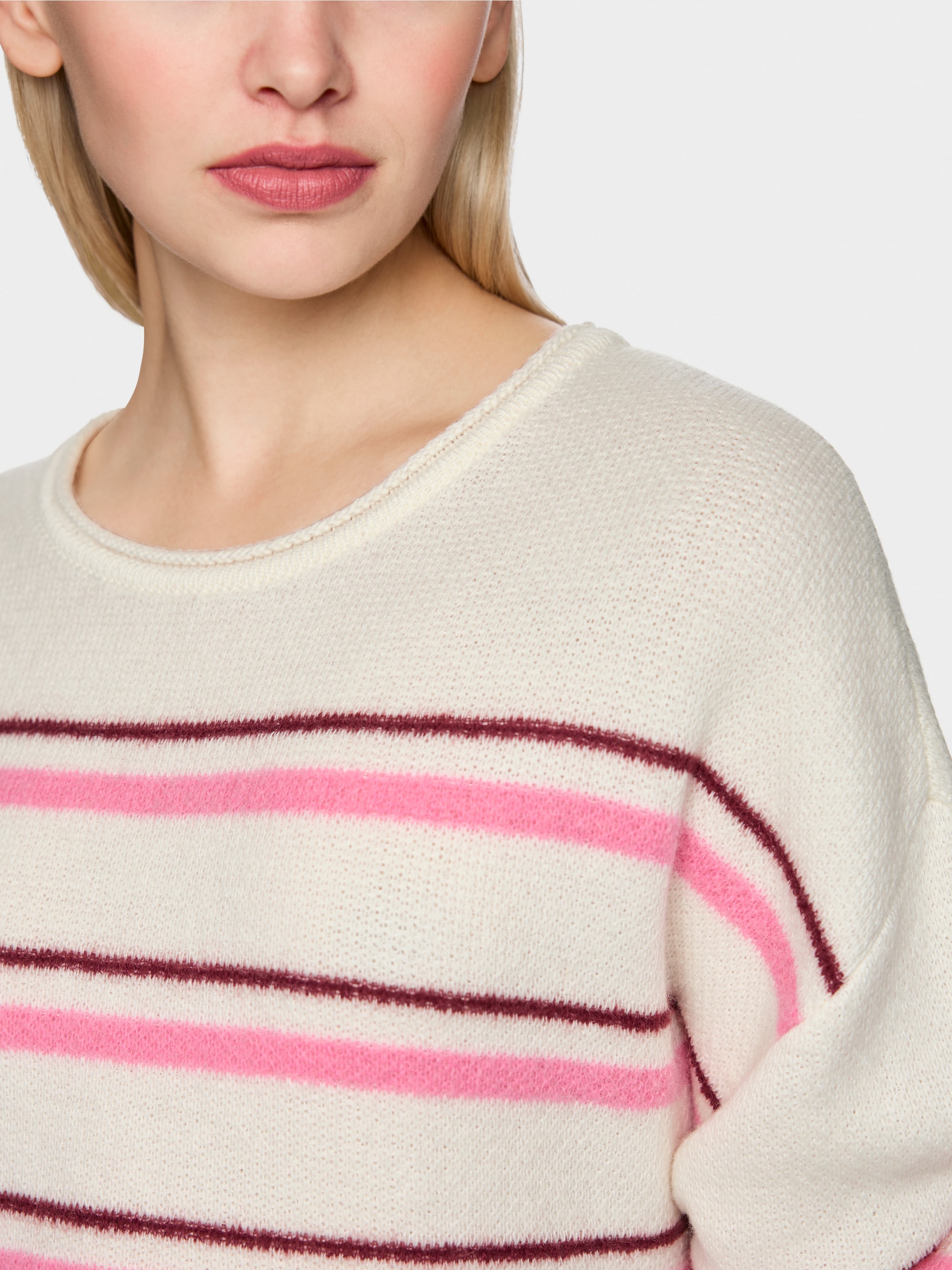 ‘Knitted in Germany’ striped jumper