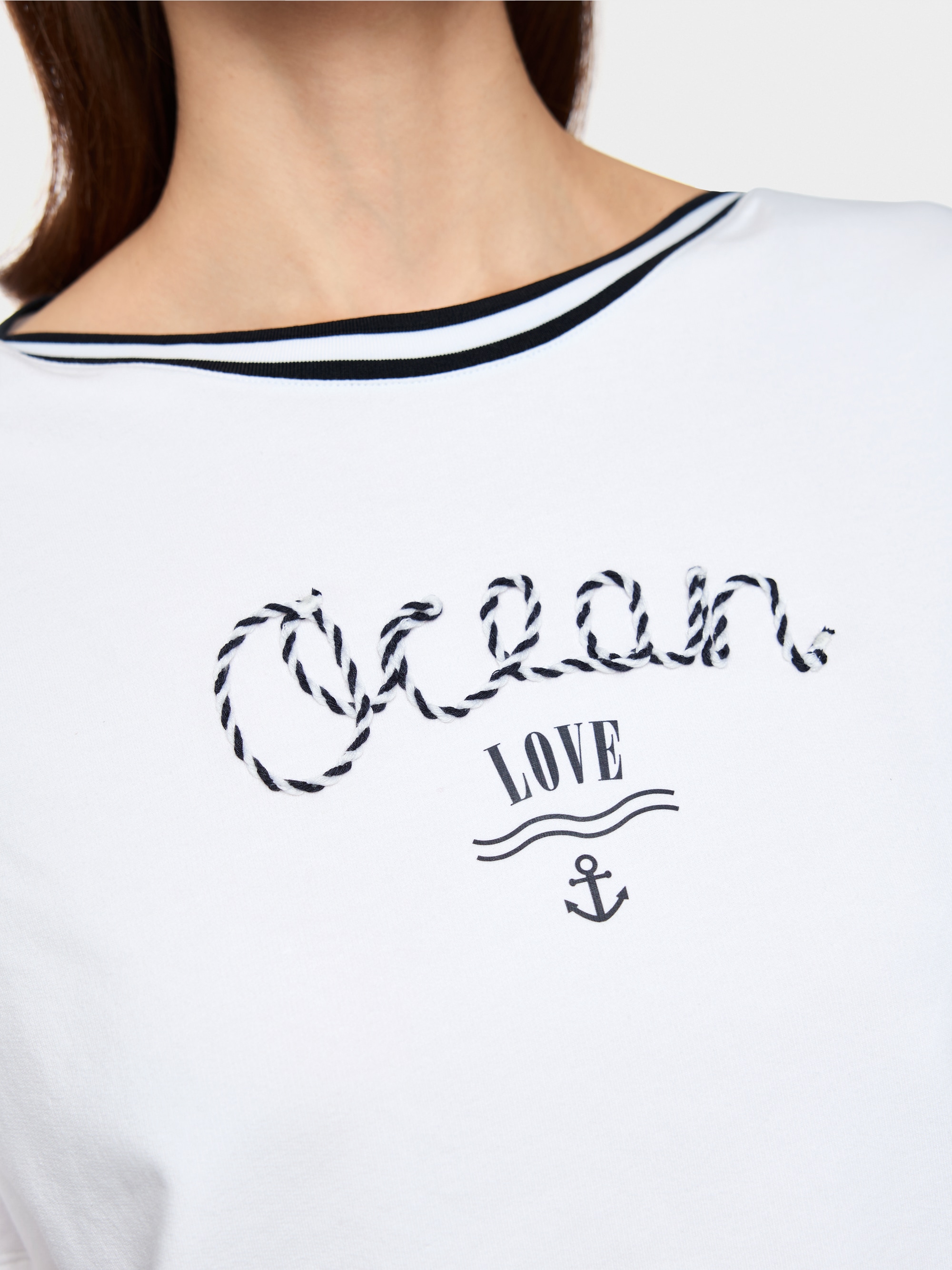 T-shirt with maritime print