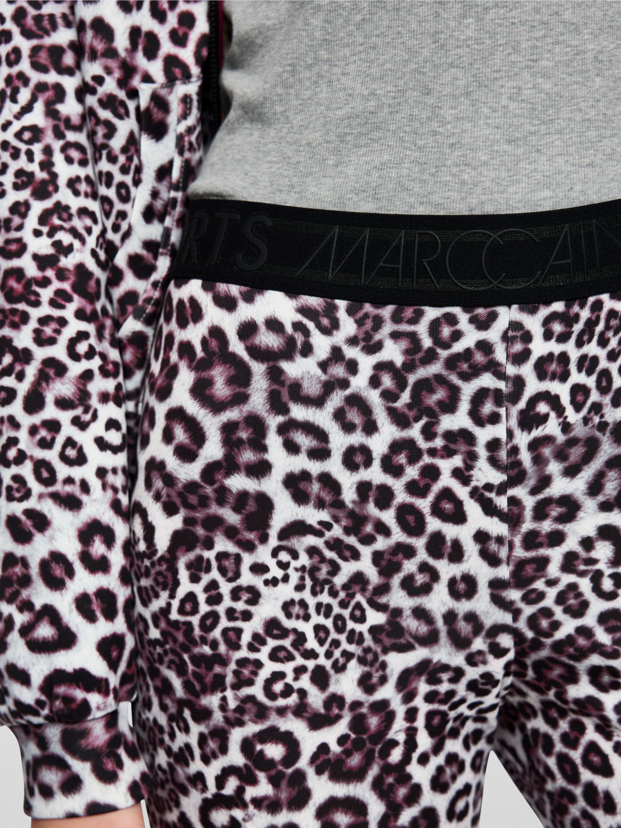 SOFIA leggings with leopard print