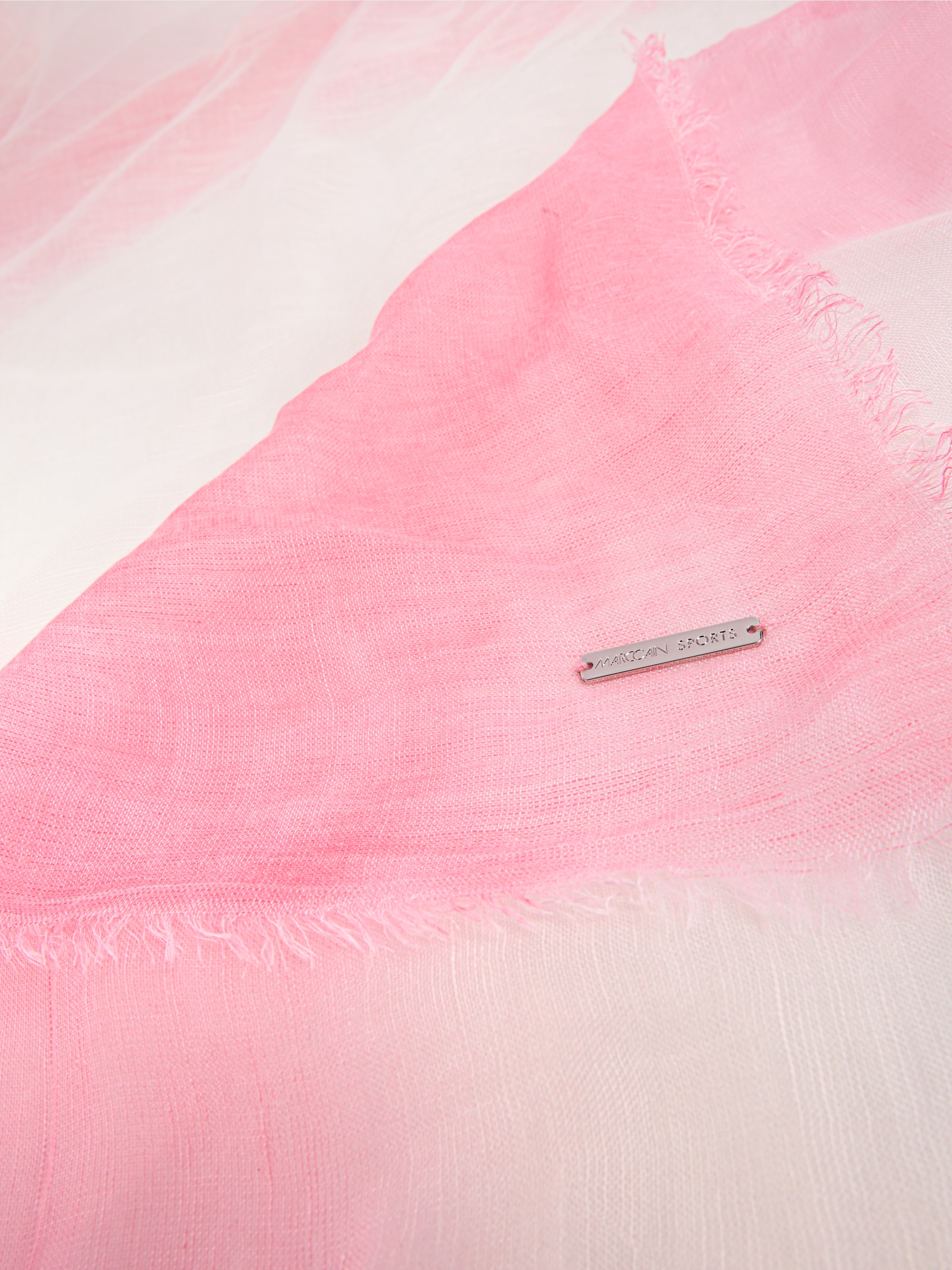 Square scarf with silk content