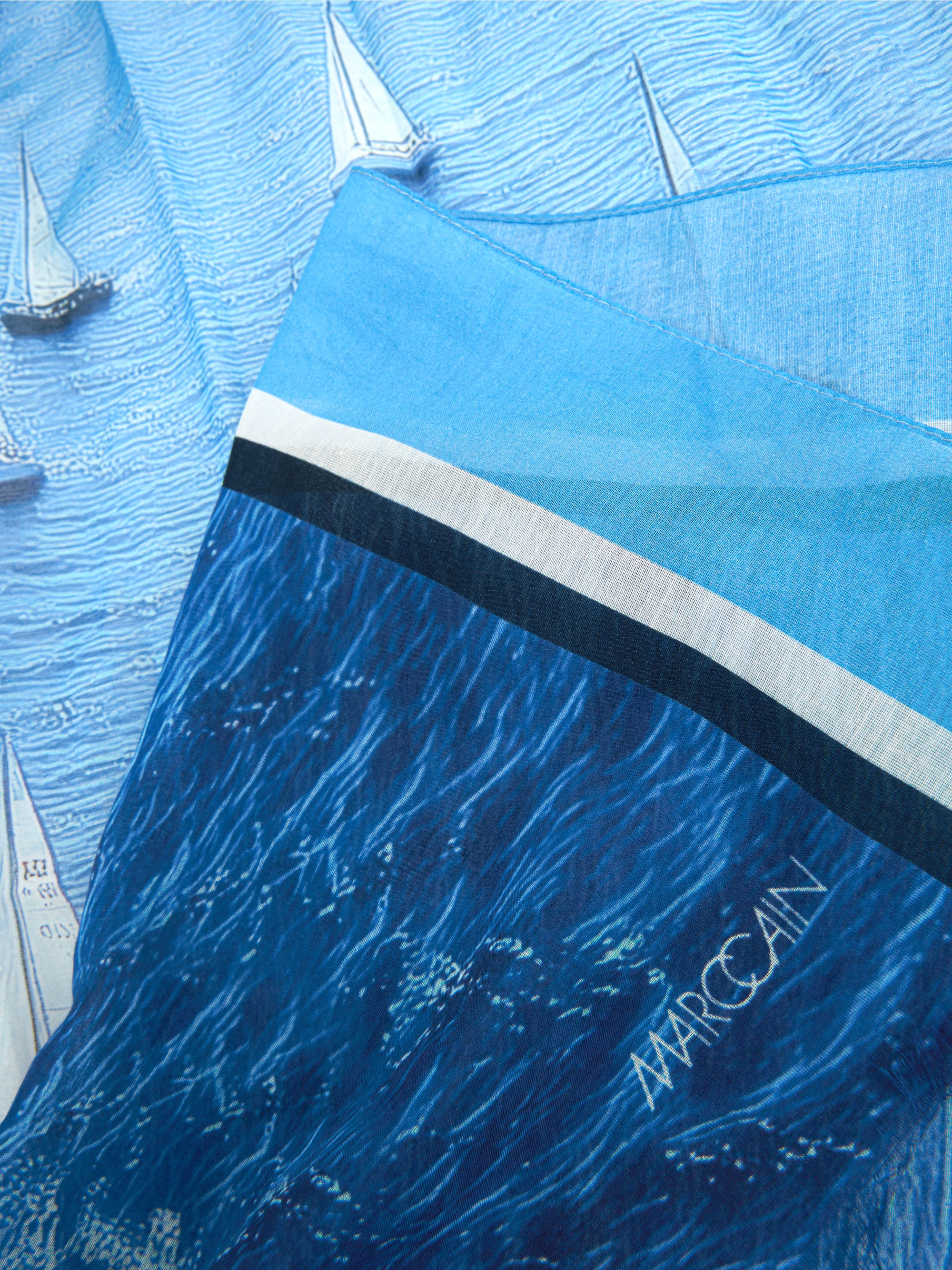 Écharpe à motif maritime