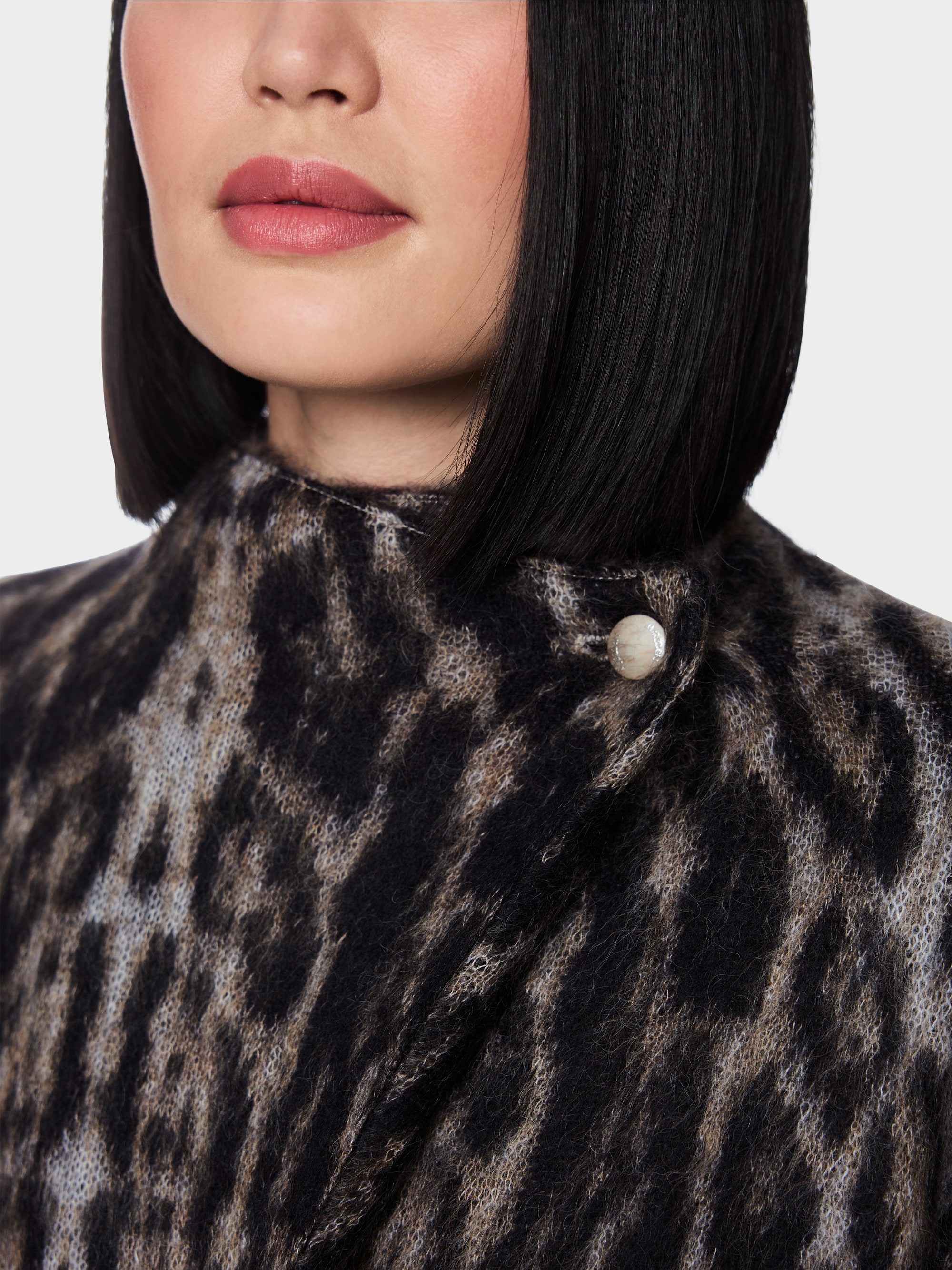 ‘Knitted in Germany’ ozelot coat