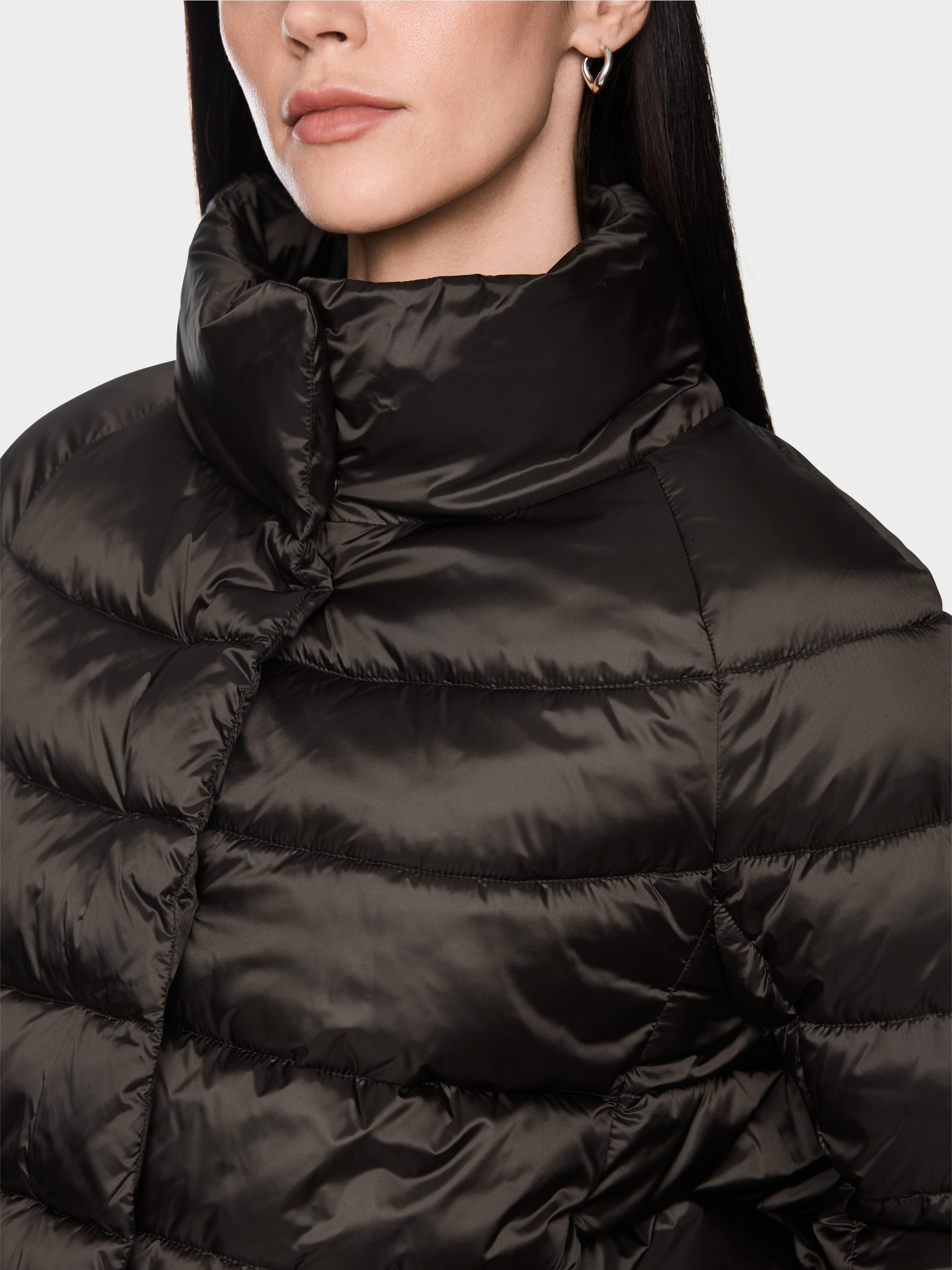 Quilted jacket with synthetic down