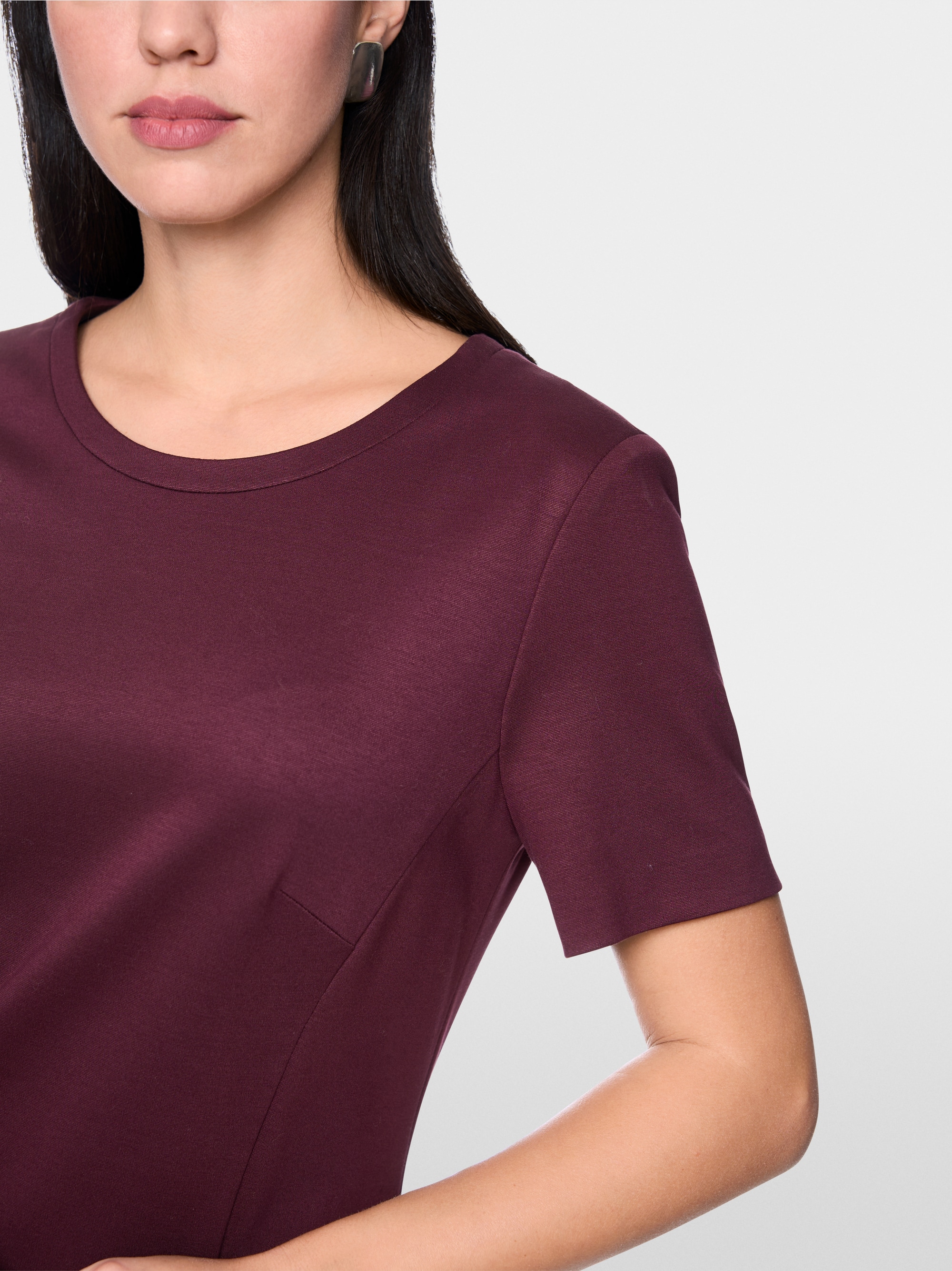 Stretch viscose mini dress