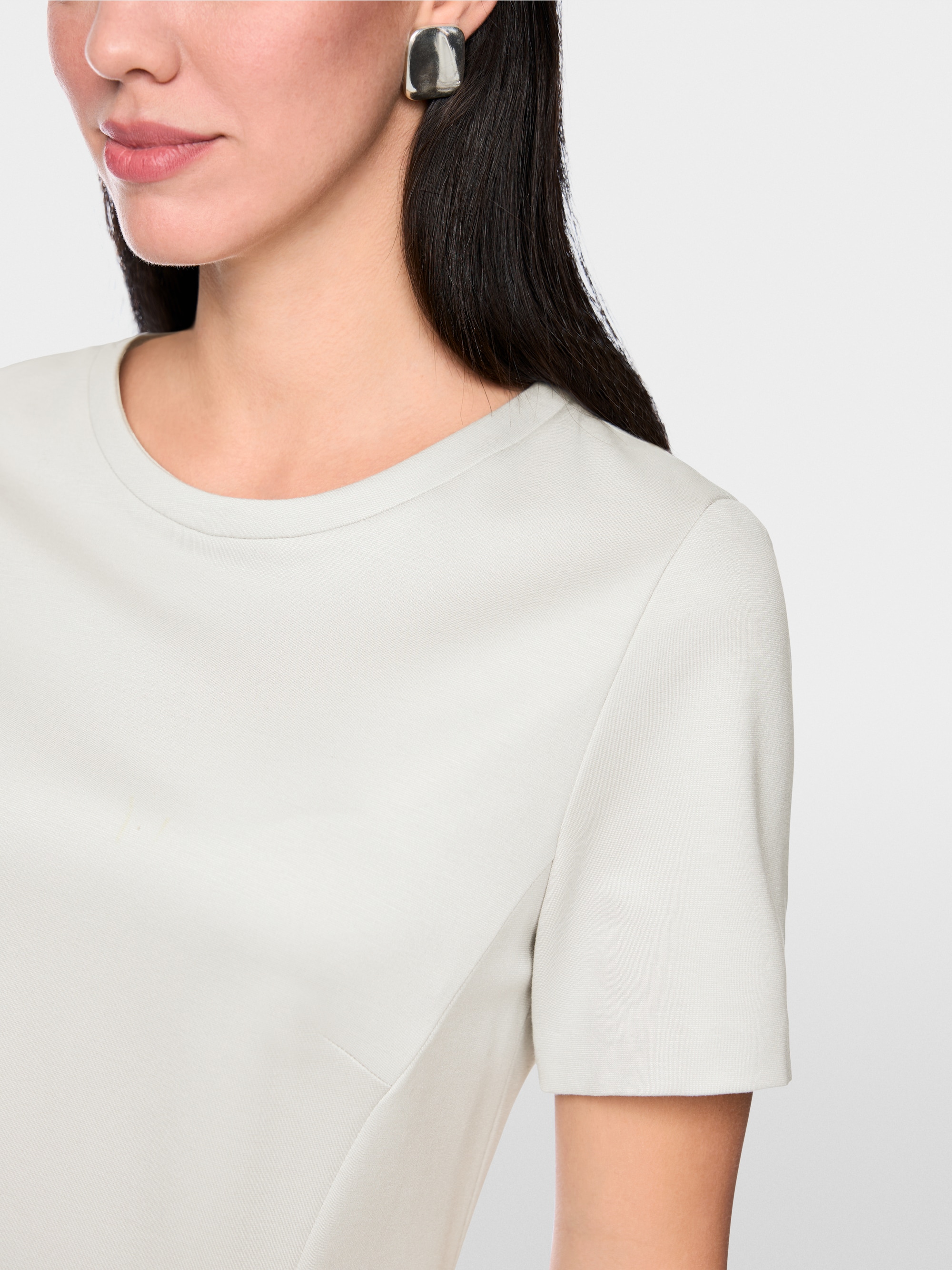 Stretch viscose mini dress