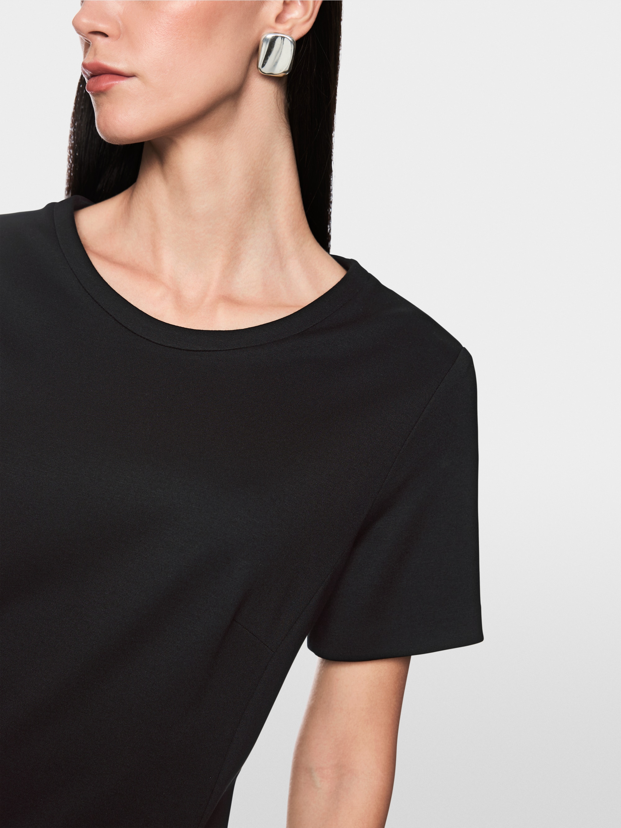 Stretch viscose mini dress