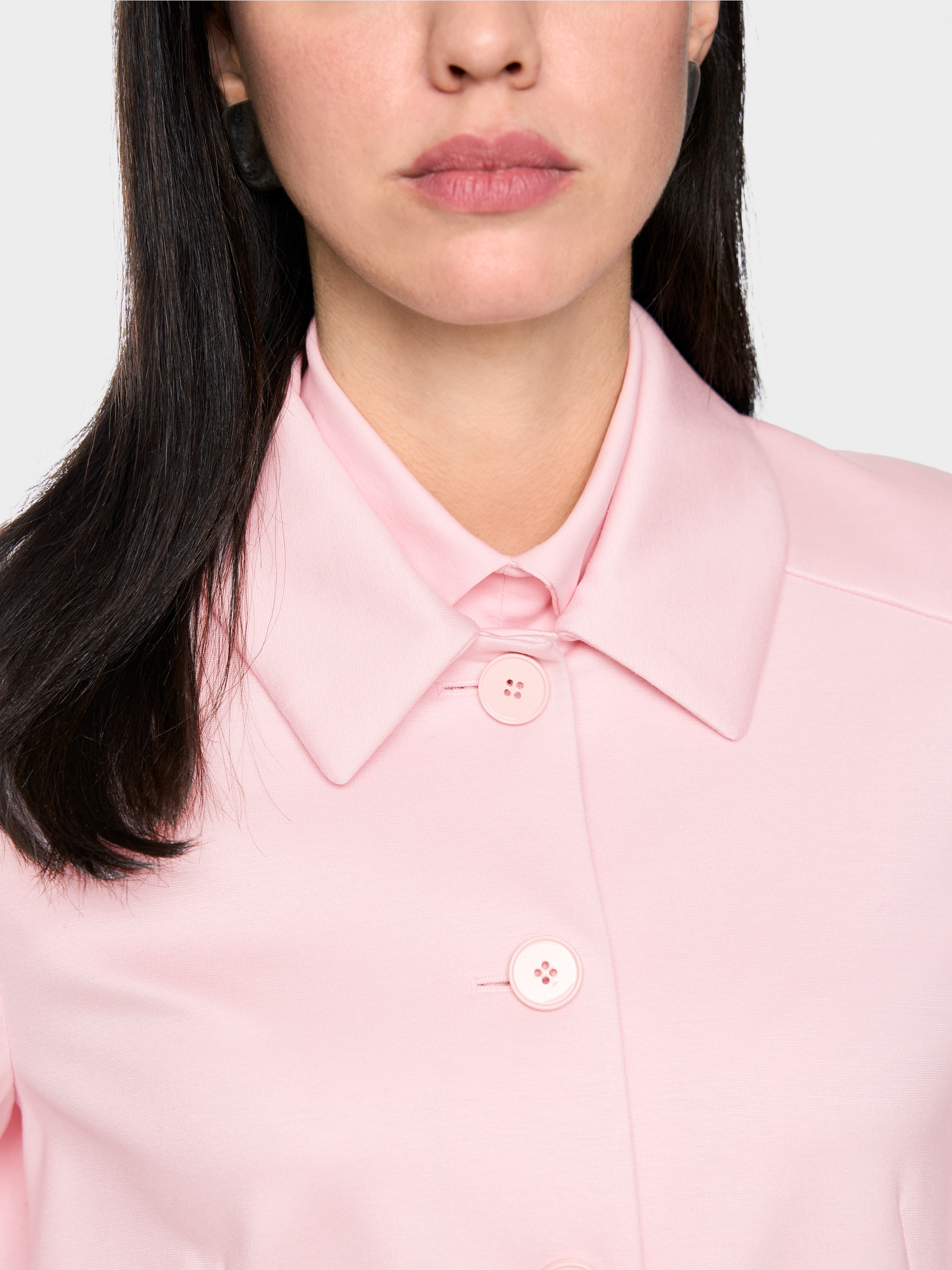 Veste courte en viscose stretch