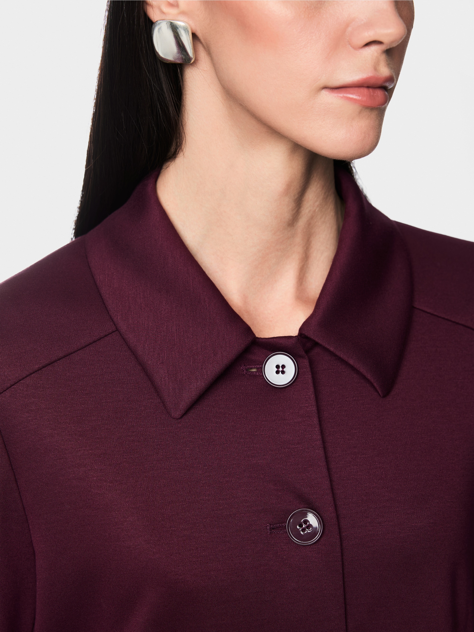 Stretch viscose short jacket