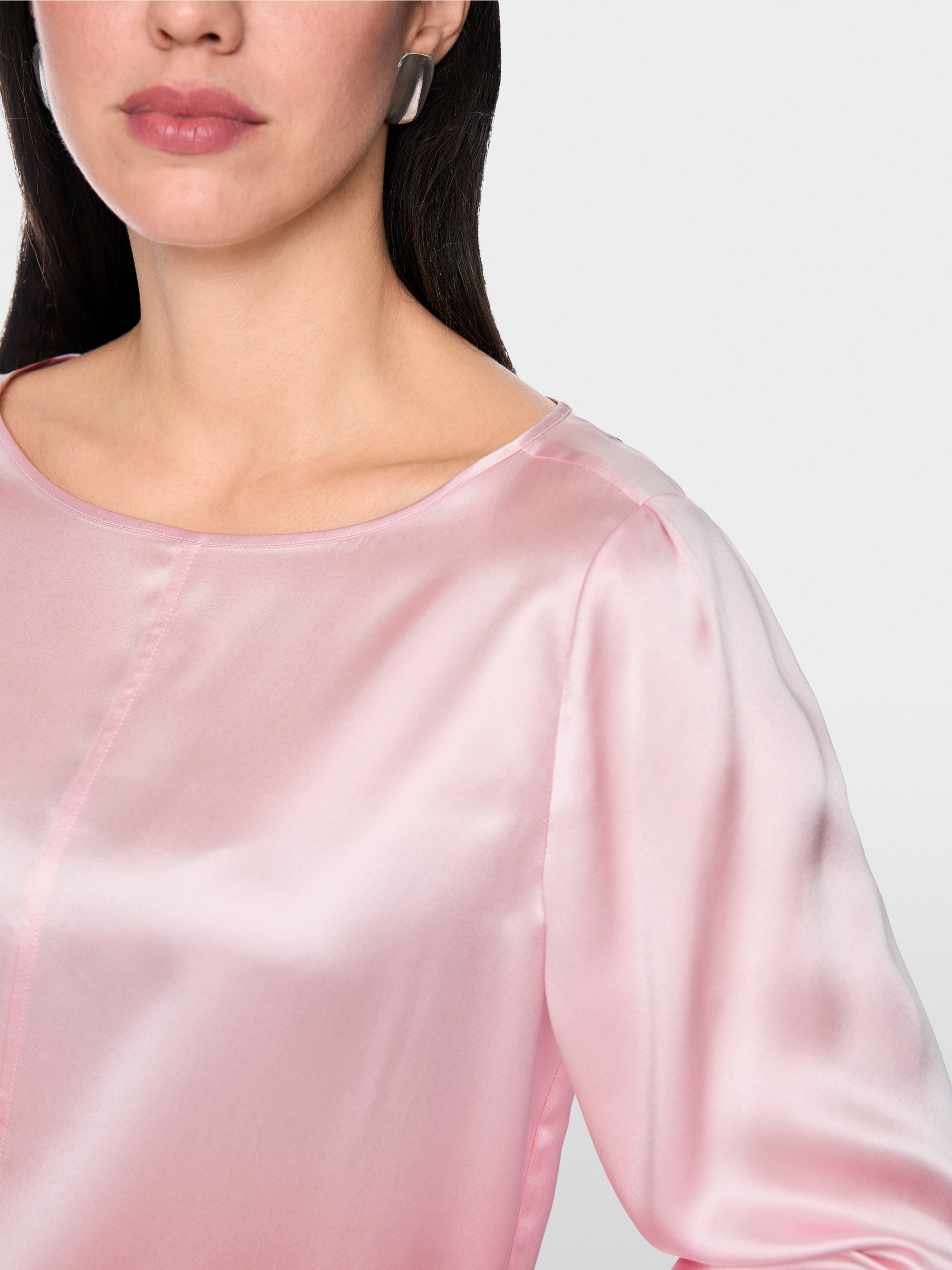 Silk blouse with 3/4 sleeves