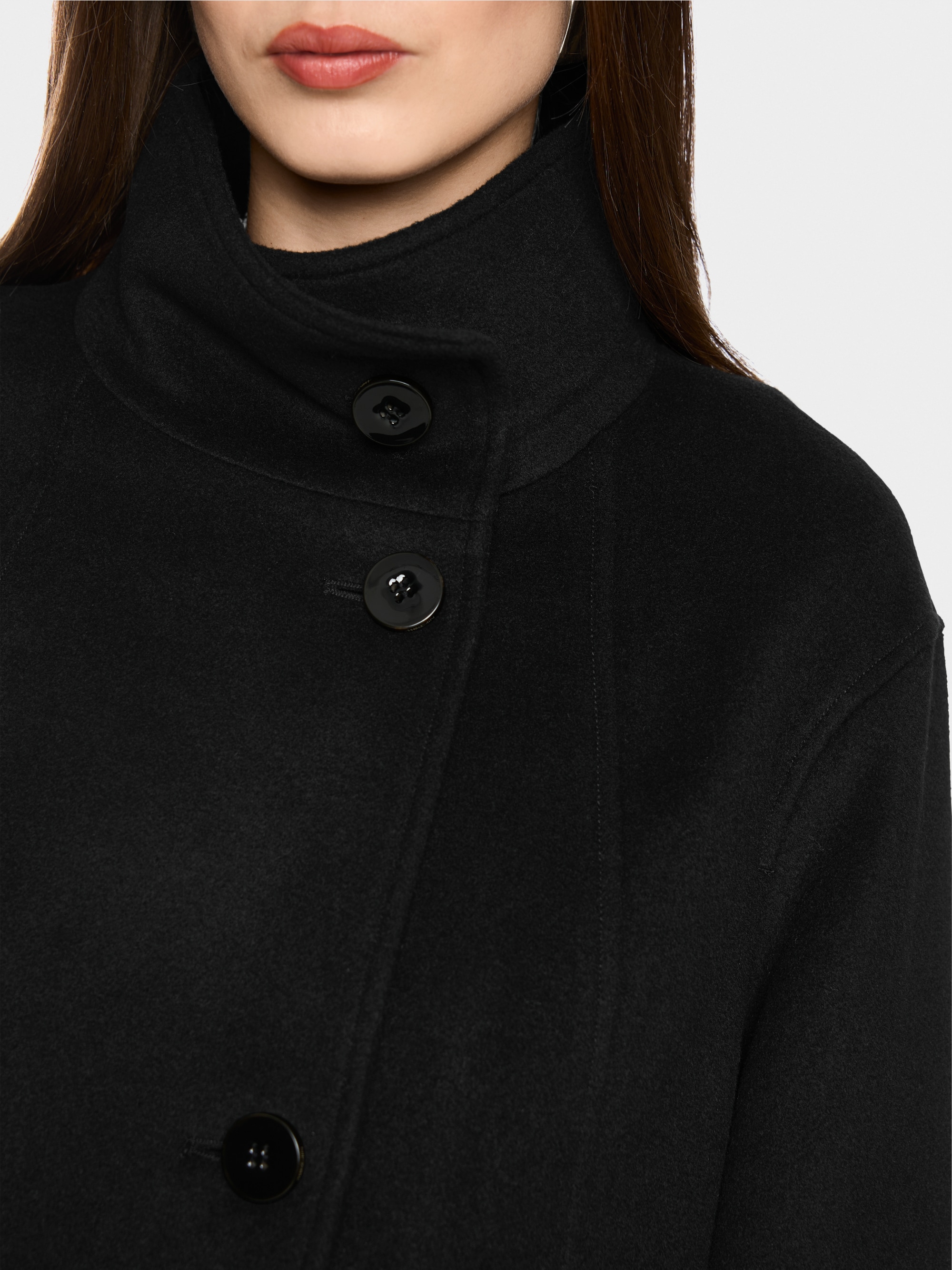 Veste d'extérieur à col montant