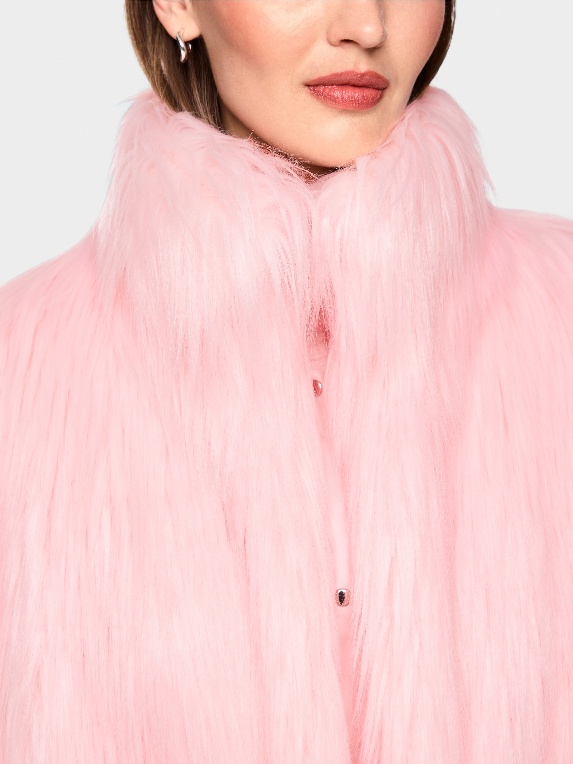 Veste tendance moelleuse en polaire