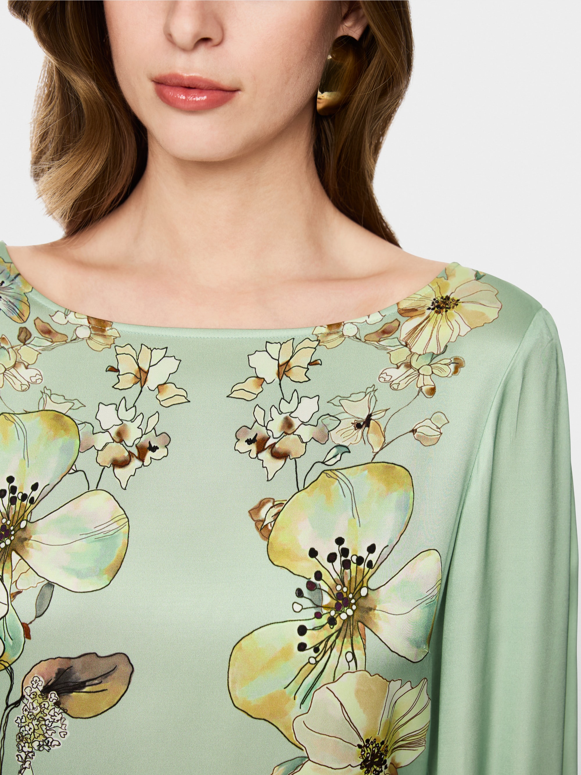 Robe longue à imprimé floral