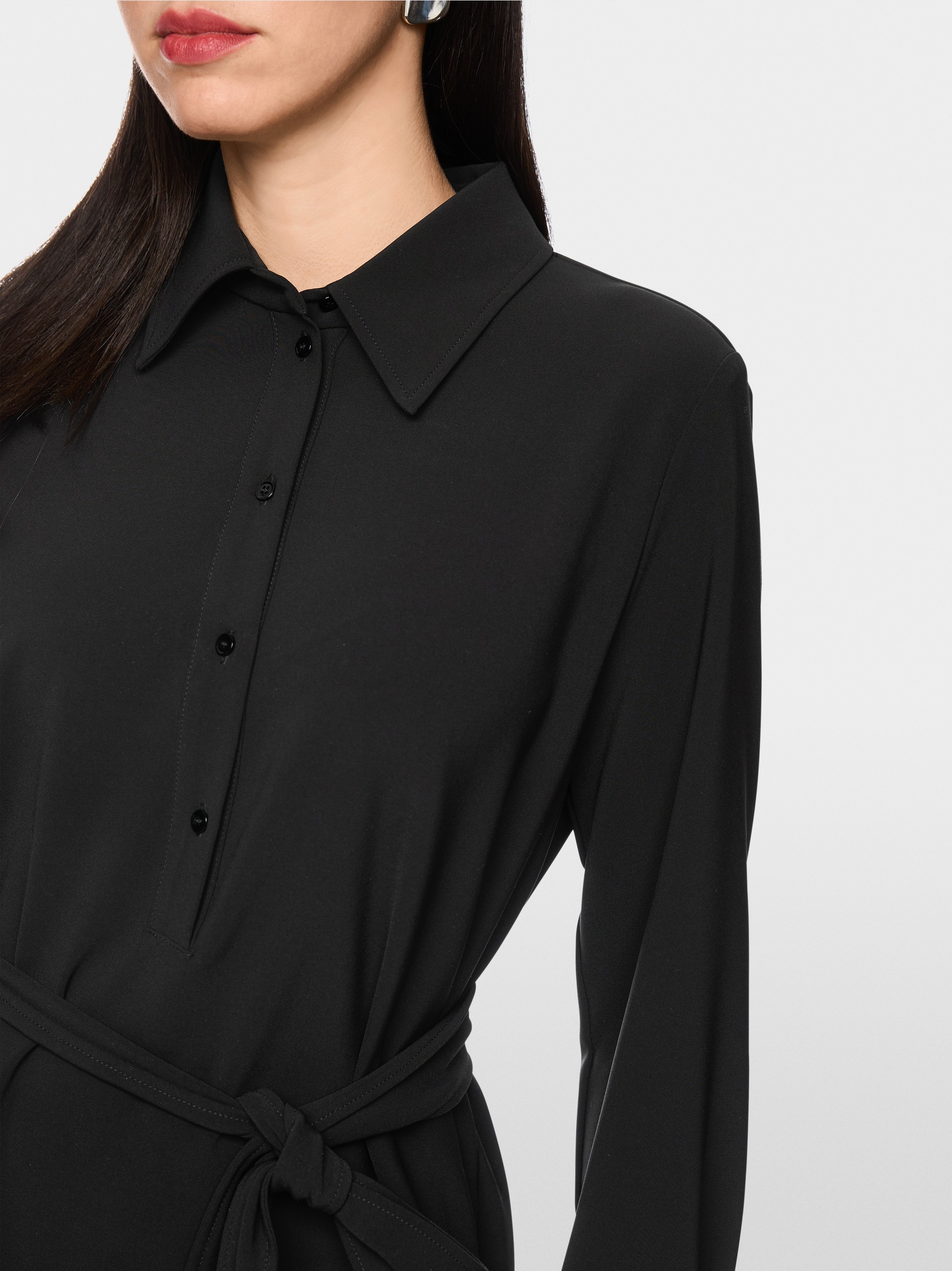 Robe chemise mi-longue