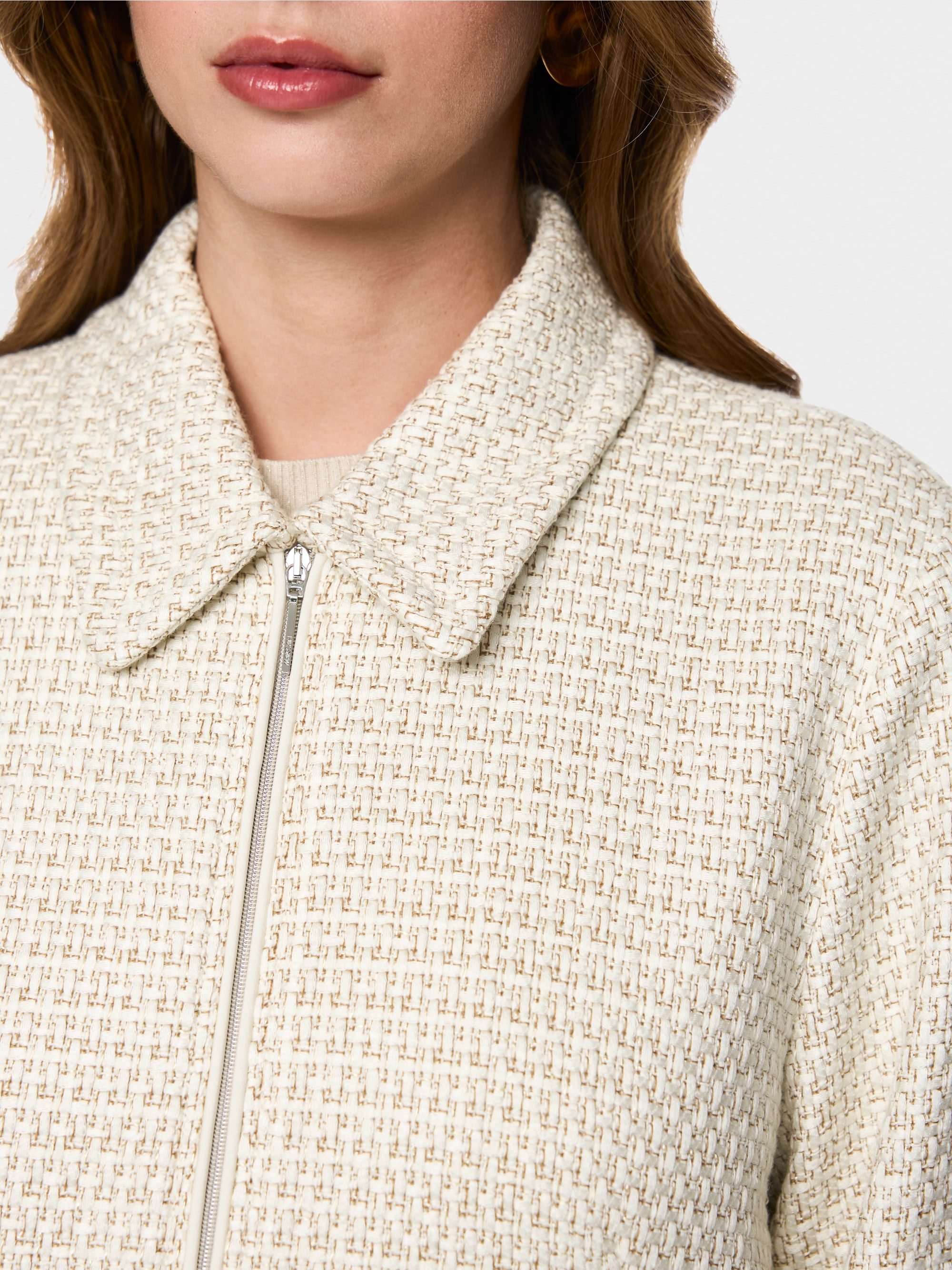 Veste bouclée raffinée
