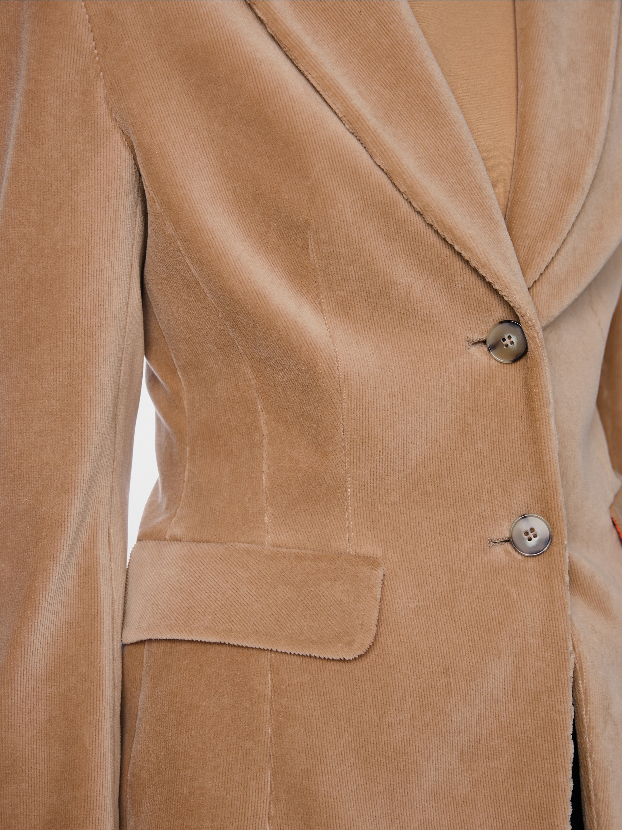 Soft fine corduroy blazer