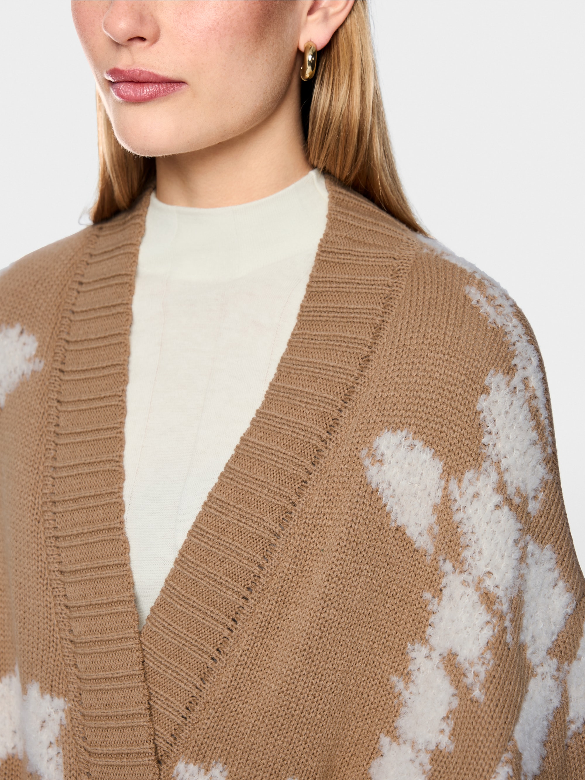 ‘Knitted in Germany’ long cardigan