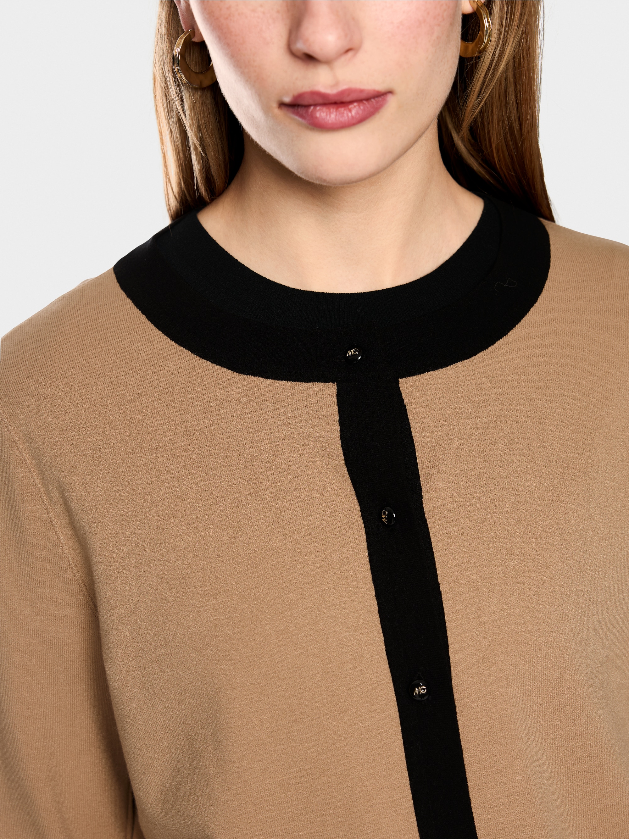‘Knitted in Germany’ fine-knit cardigan