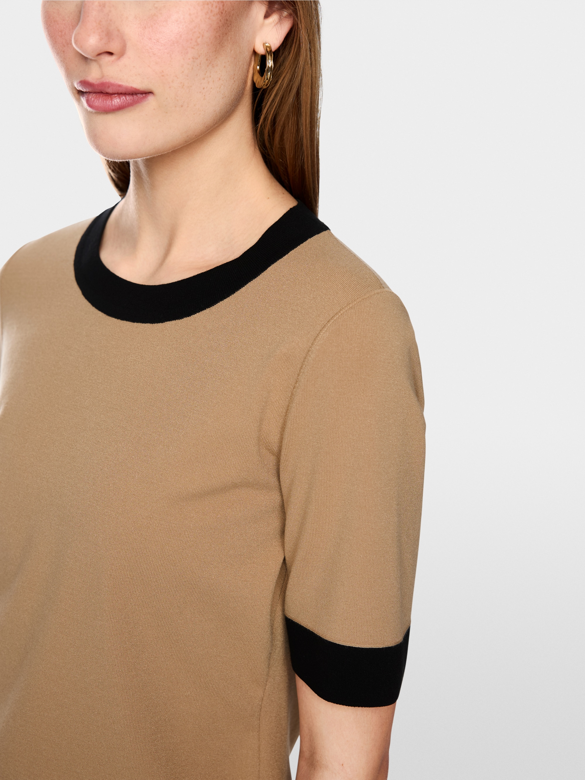 ‘Knitted in Germany’ short sleeve jumper