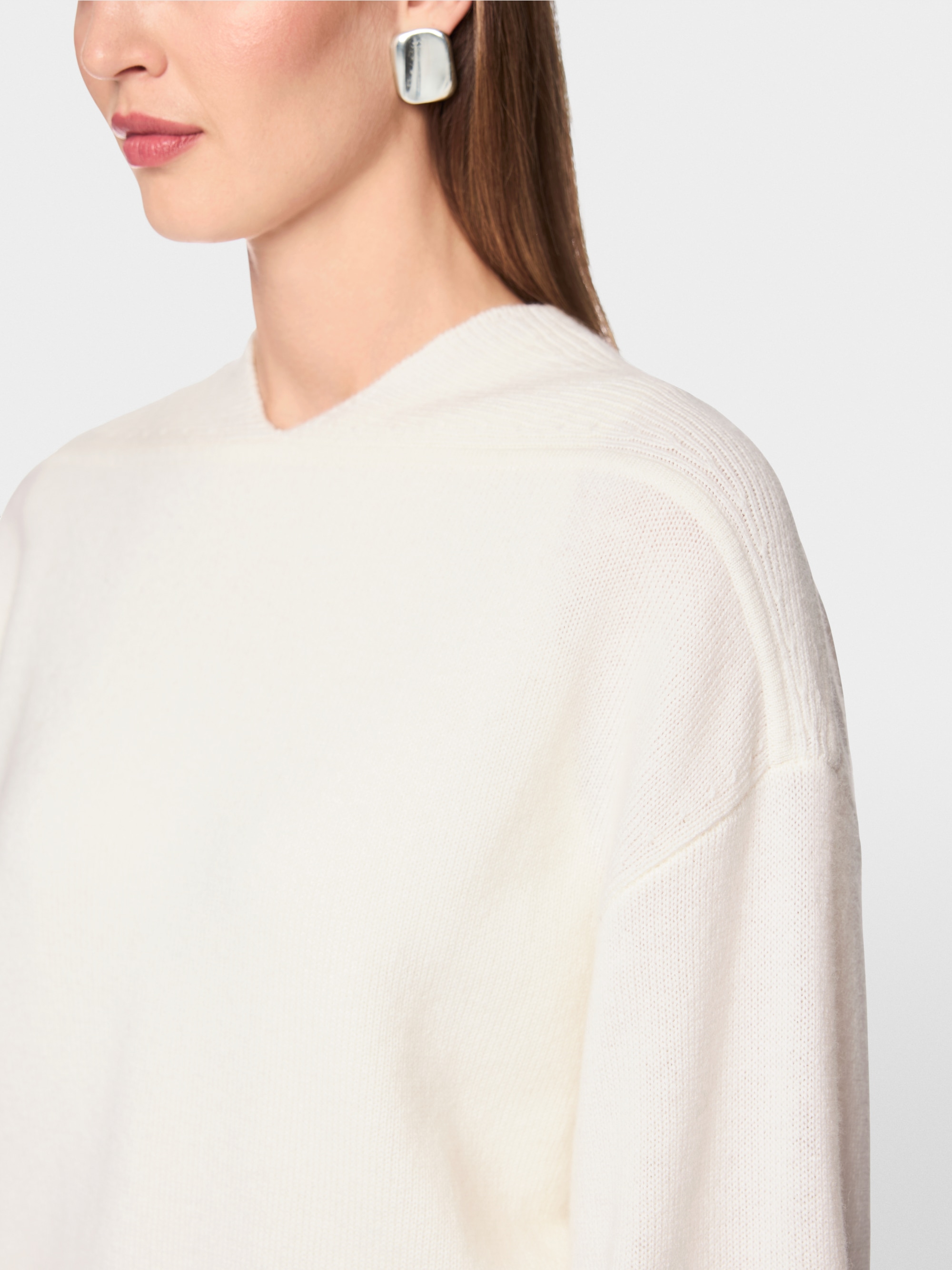 Jumper in a new wool and cashmere blend