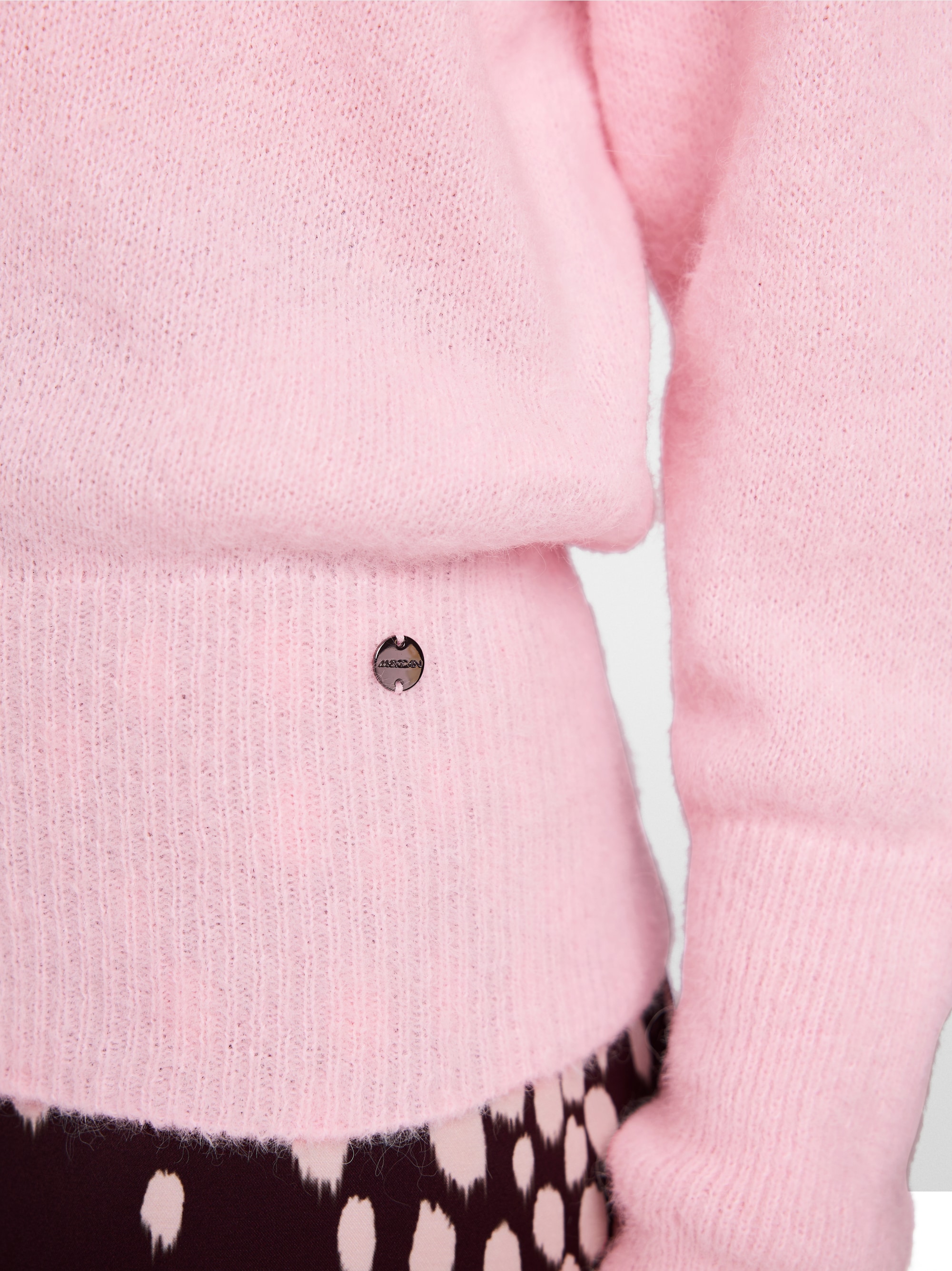 ‘Knitted in Germany’ hooded jumper