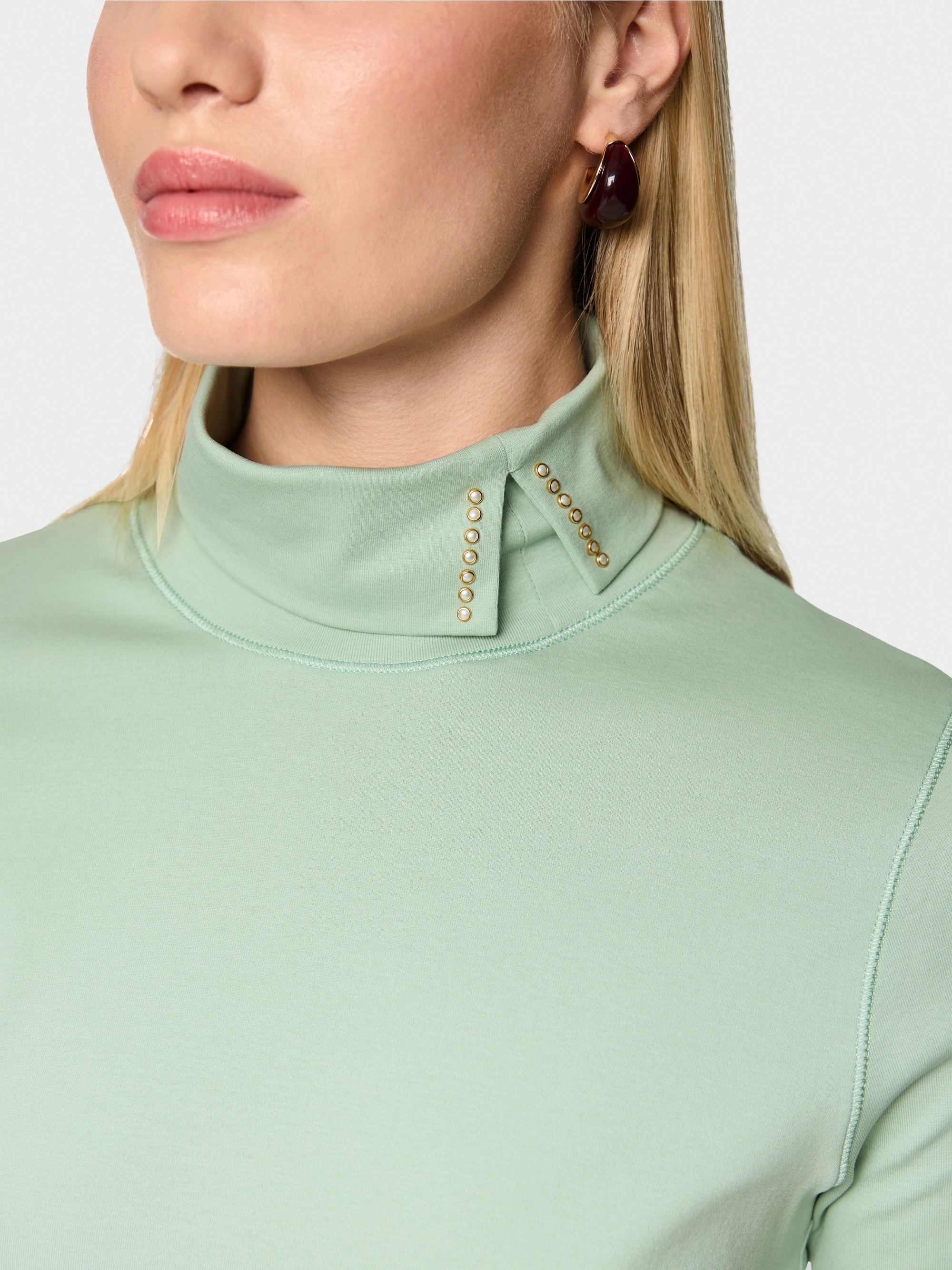 Stretch cotton shirt