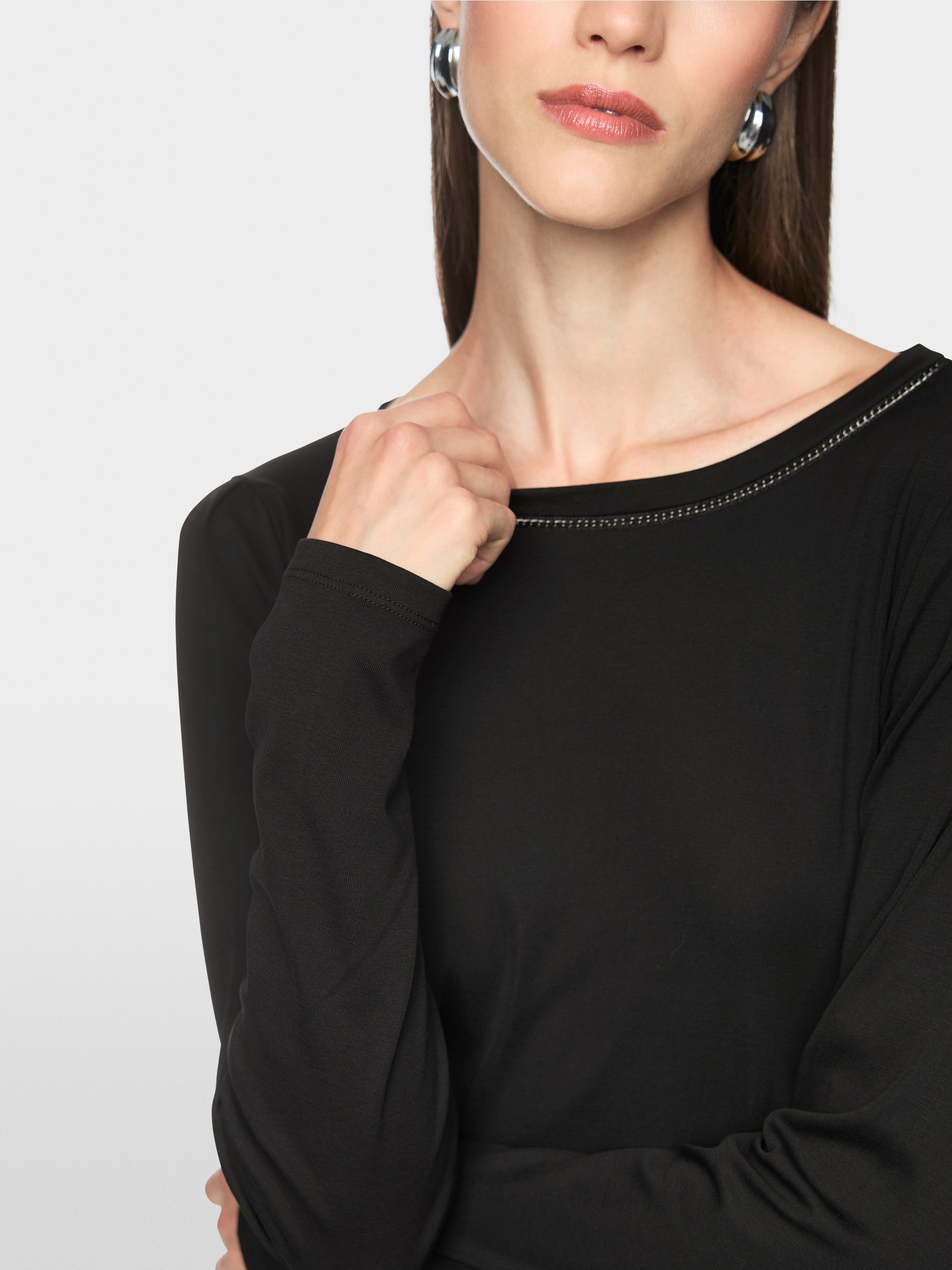 T-shirt avec détail chaîne