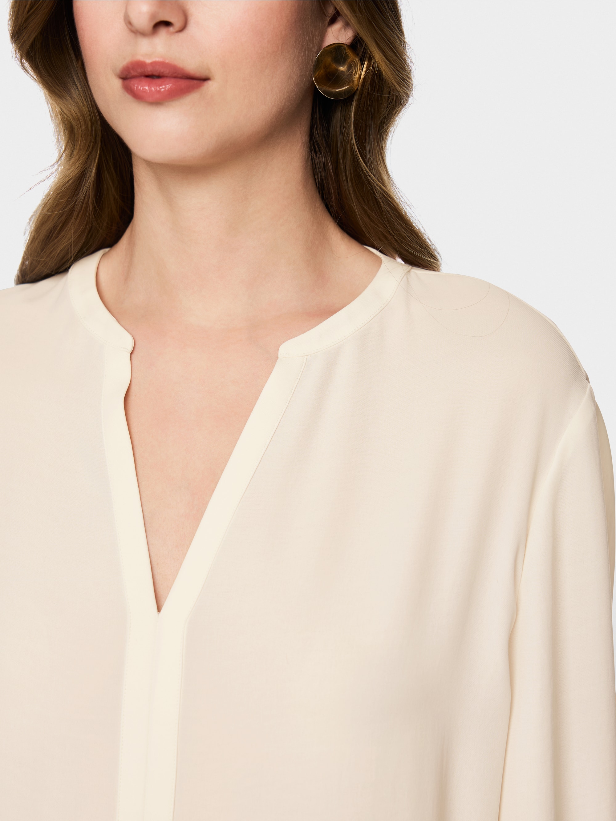 Loose tunic-style blouse
