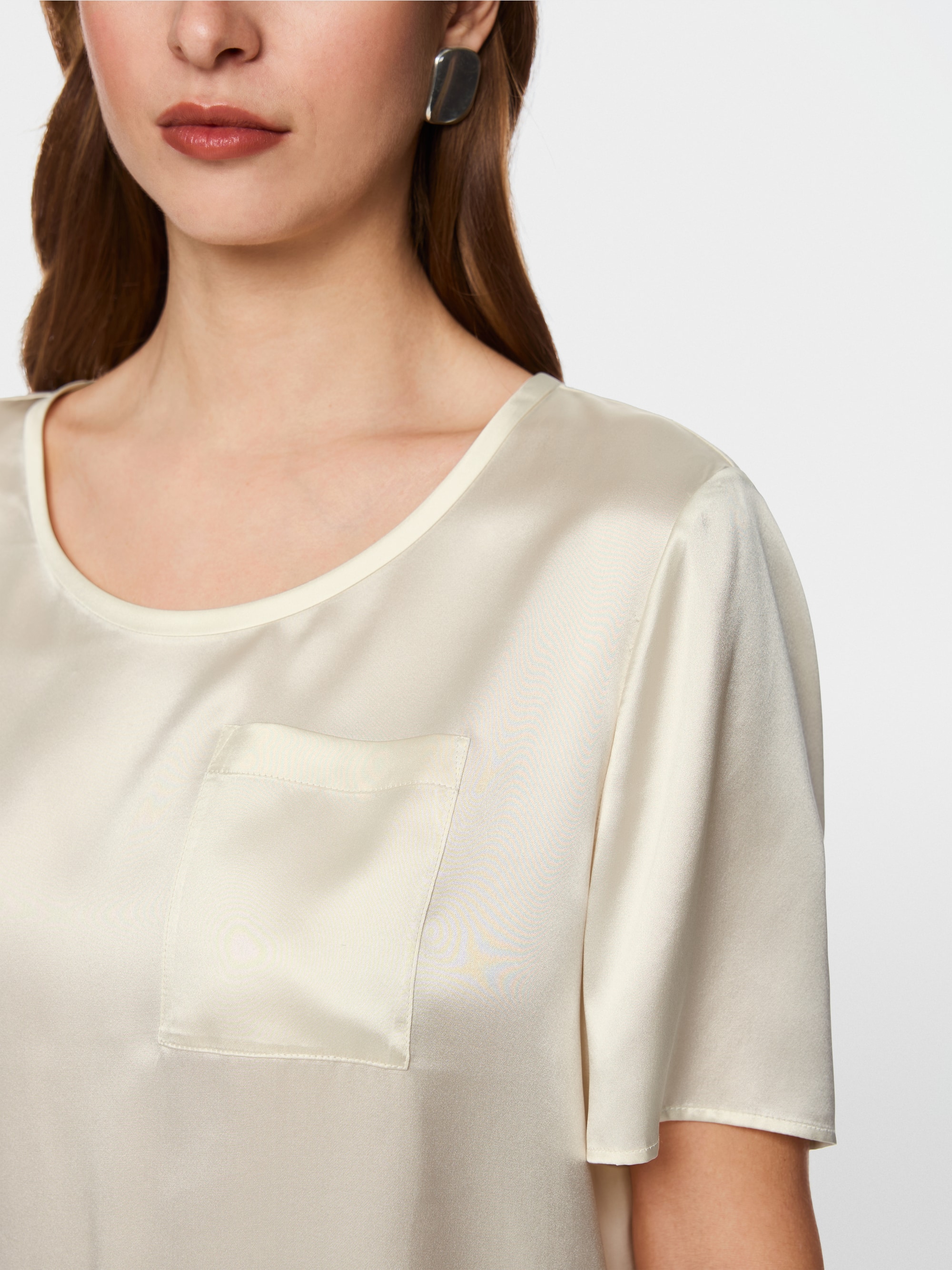 Silk jersey shirt