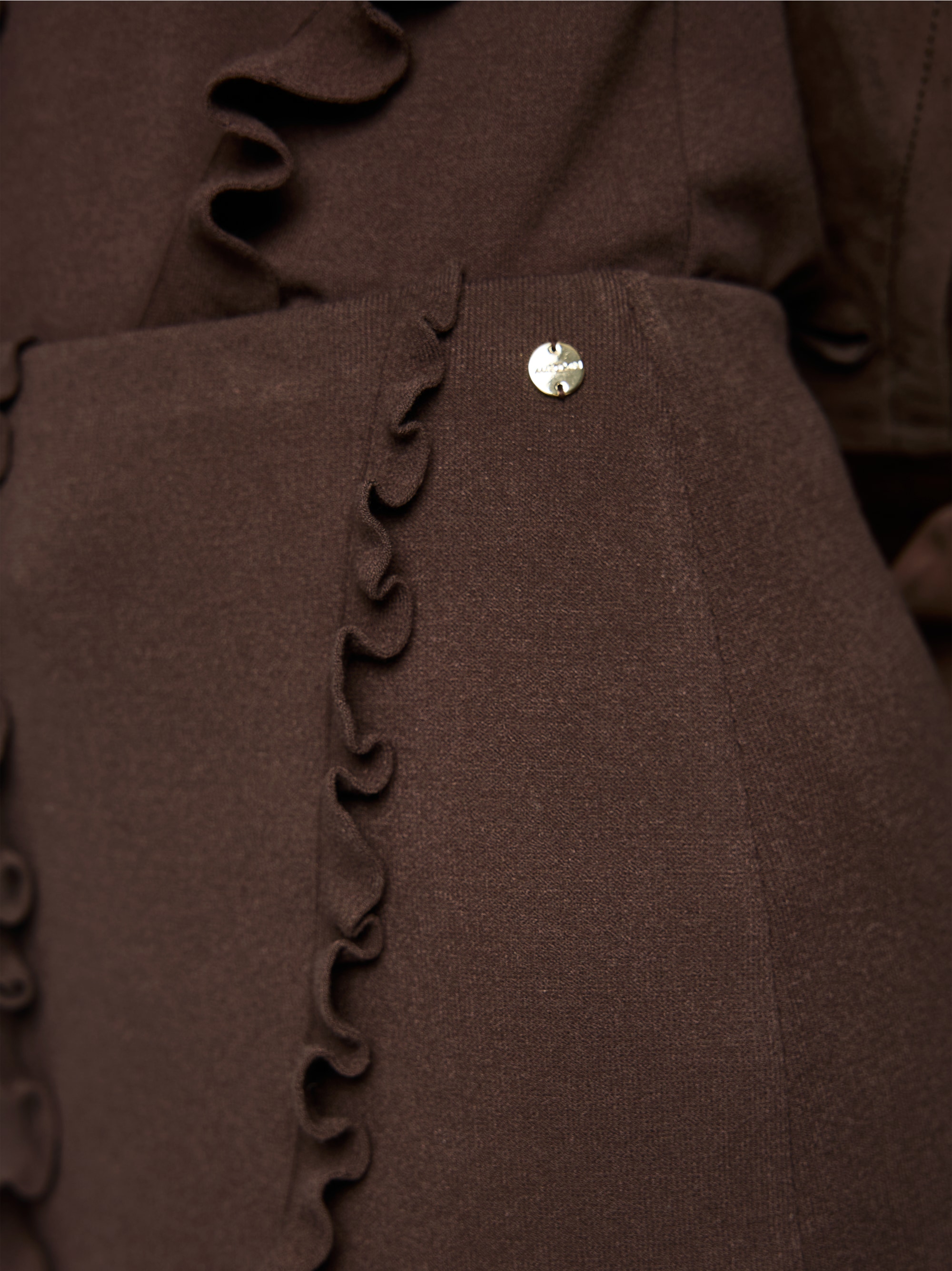 “Knitted in Germany” mini skirt
