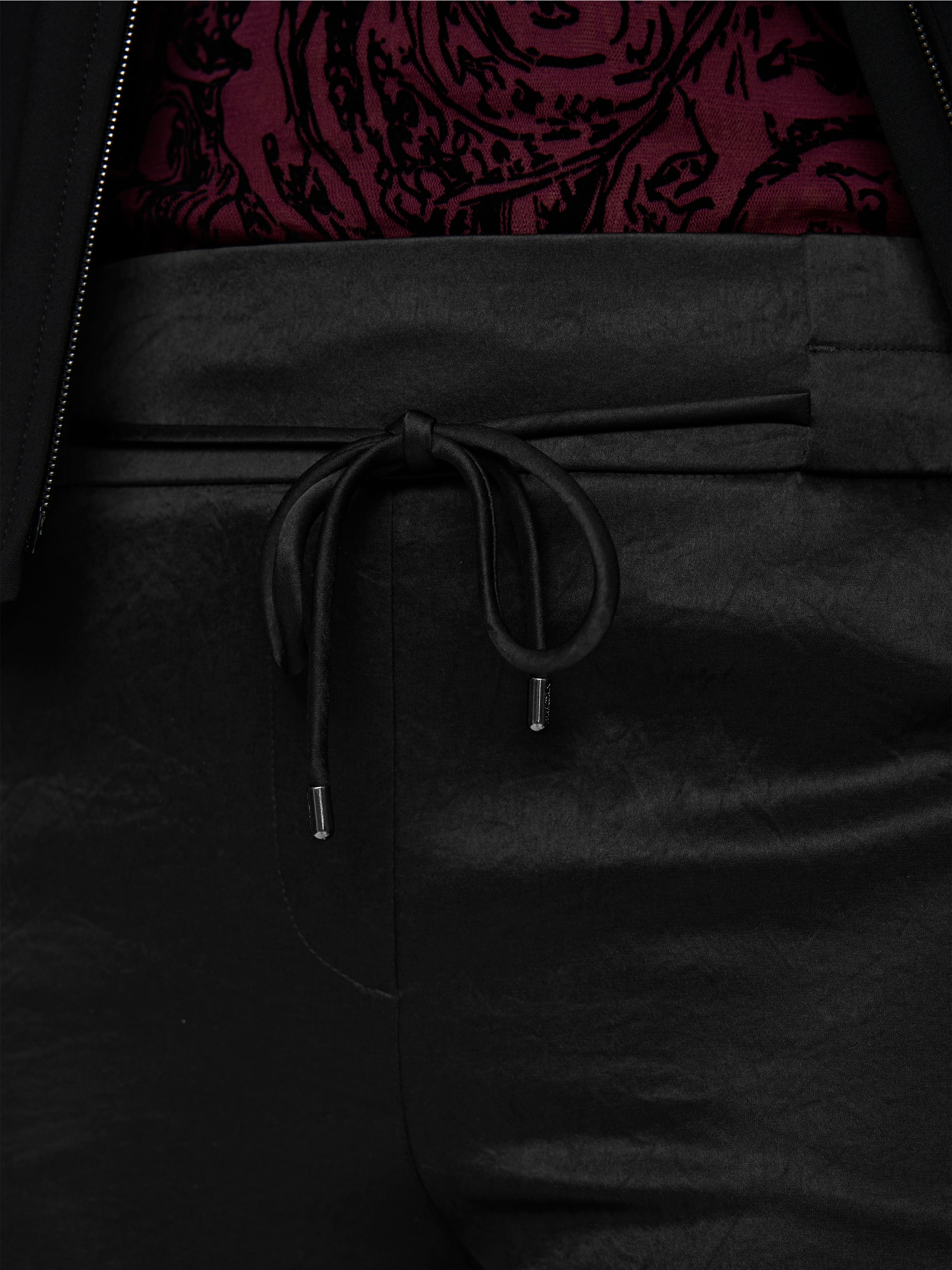 RHODOS relaxed fit pull-on trousers